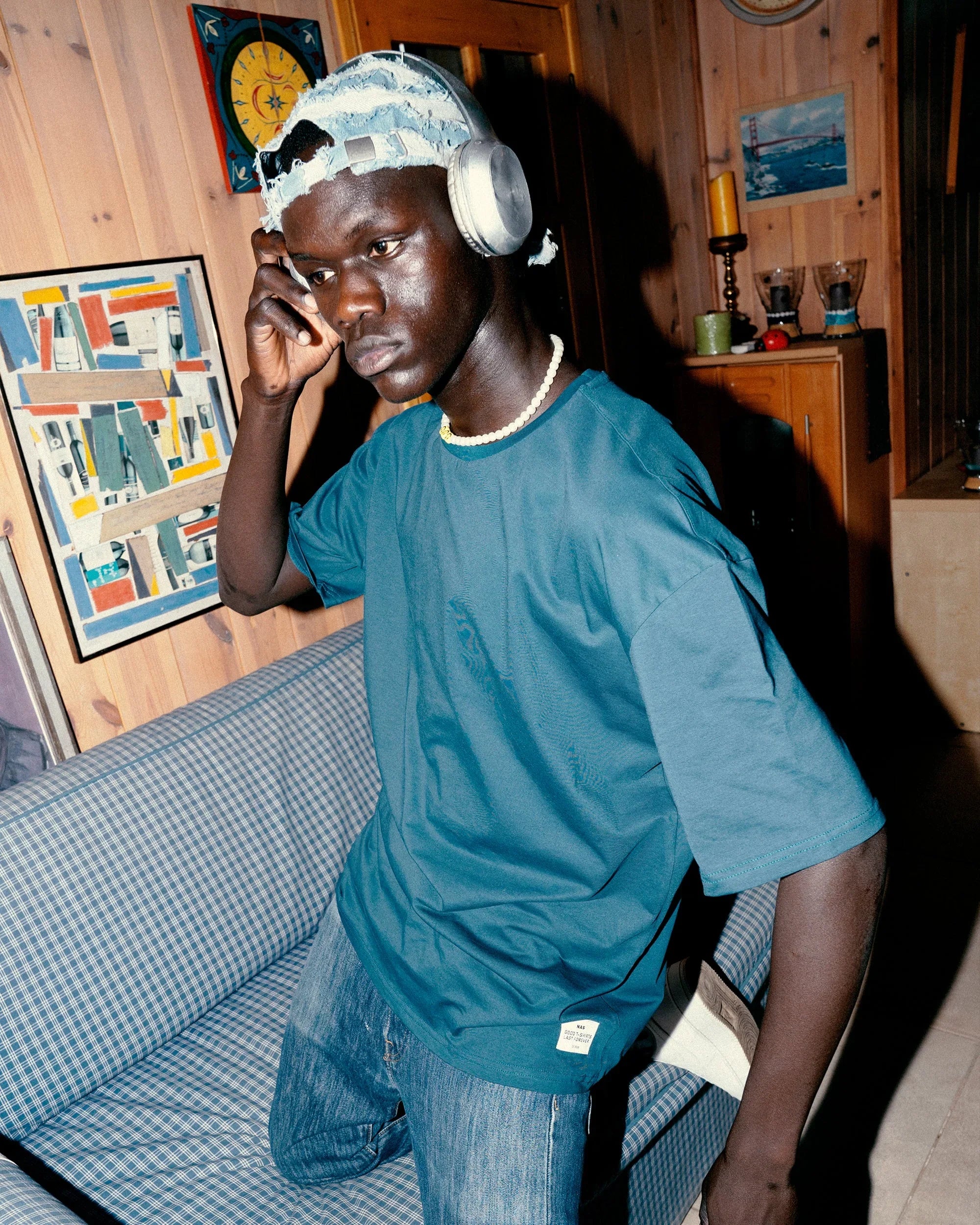 NAS Trends - Uno Unisex Oversized SS T-Shirt - Petrol 3