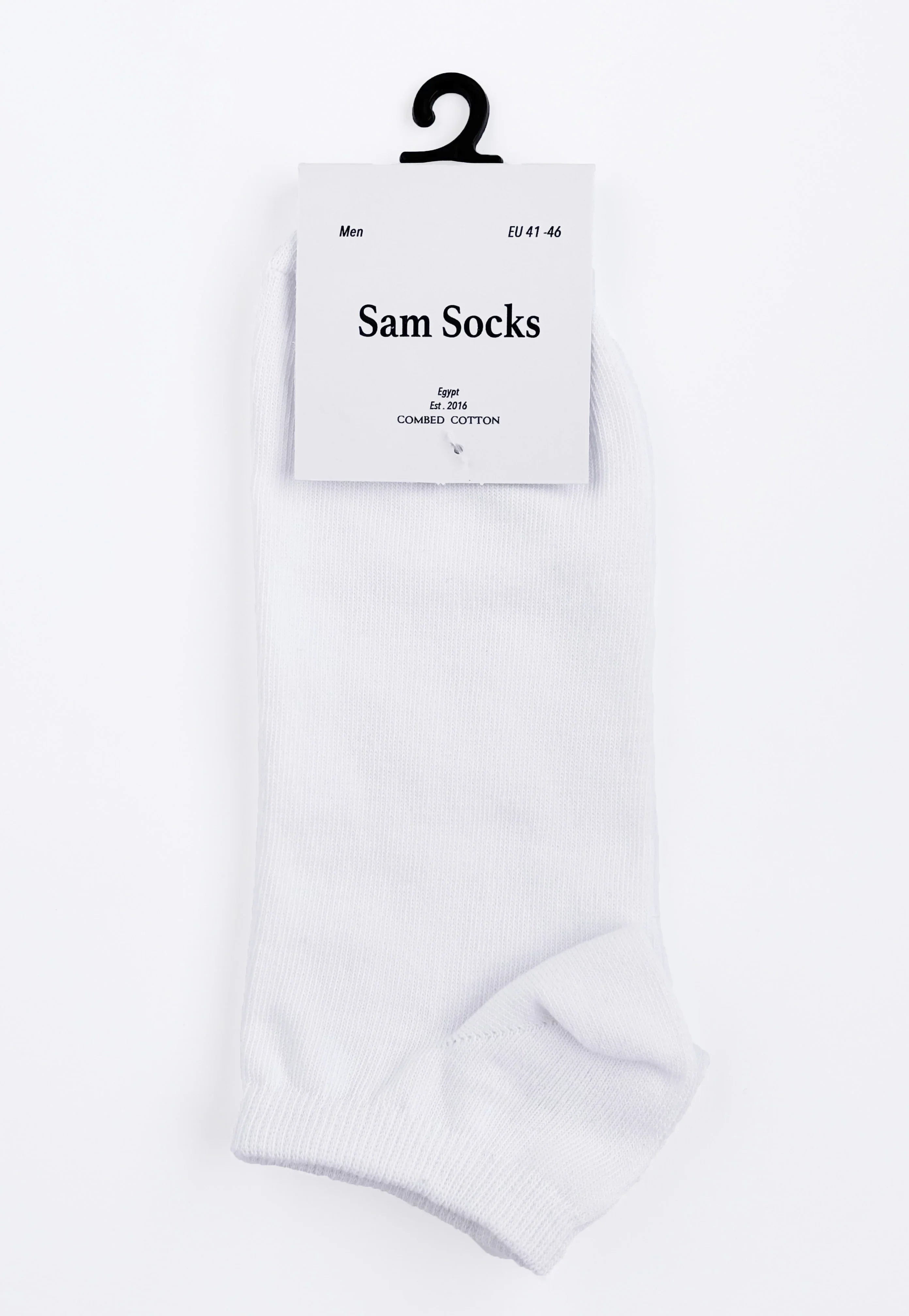 Sam Socks - Men Set Of 3 Ankle Plain Socks White 4