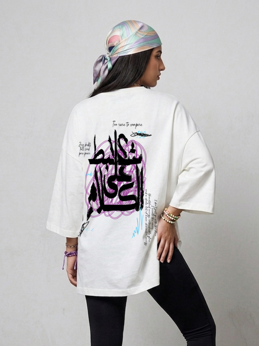 Khalsana Women LS T-Shirt - Off White - NAS Trends 1