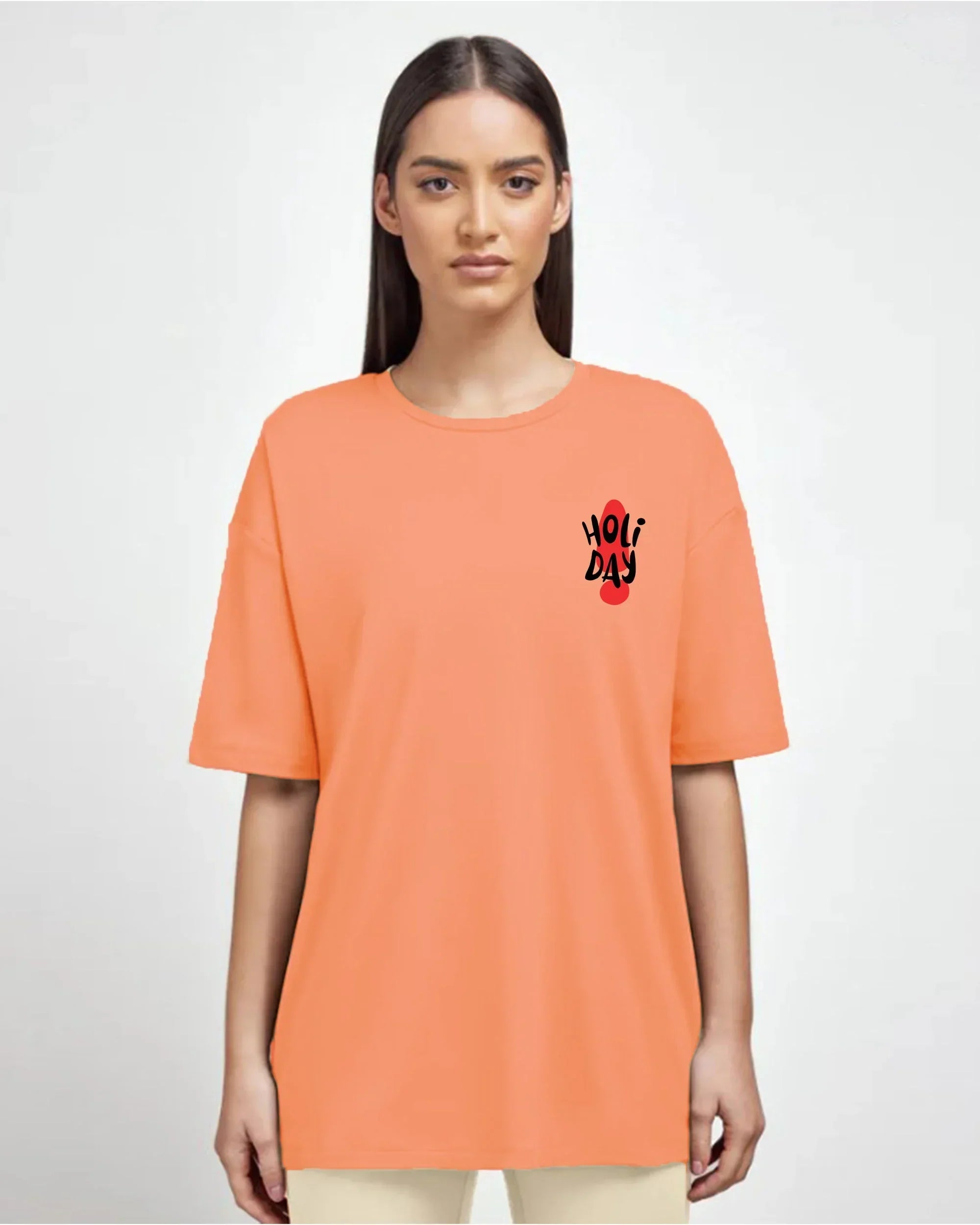 Holiday Records Women Oversized SS T-Shirt - Simon - NAS Trends - Babazzaro