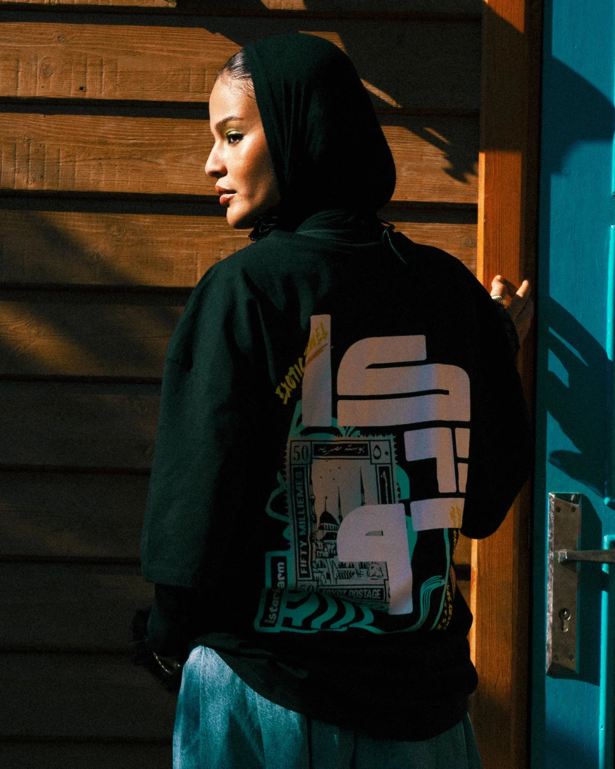 NAS Trends - Cairo Unisex Oversized SS T-Shirt - Black 3