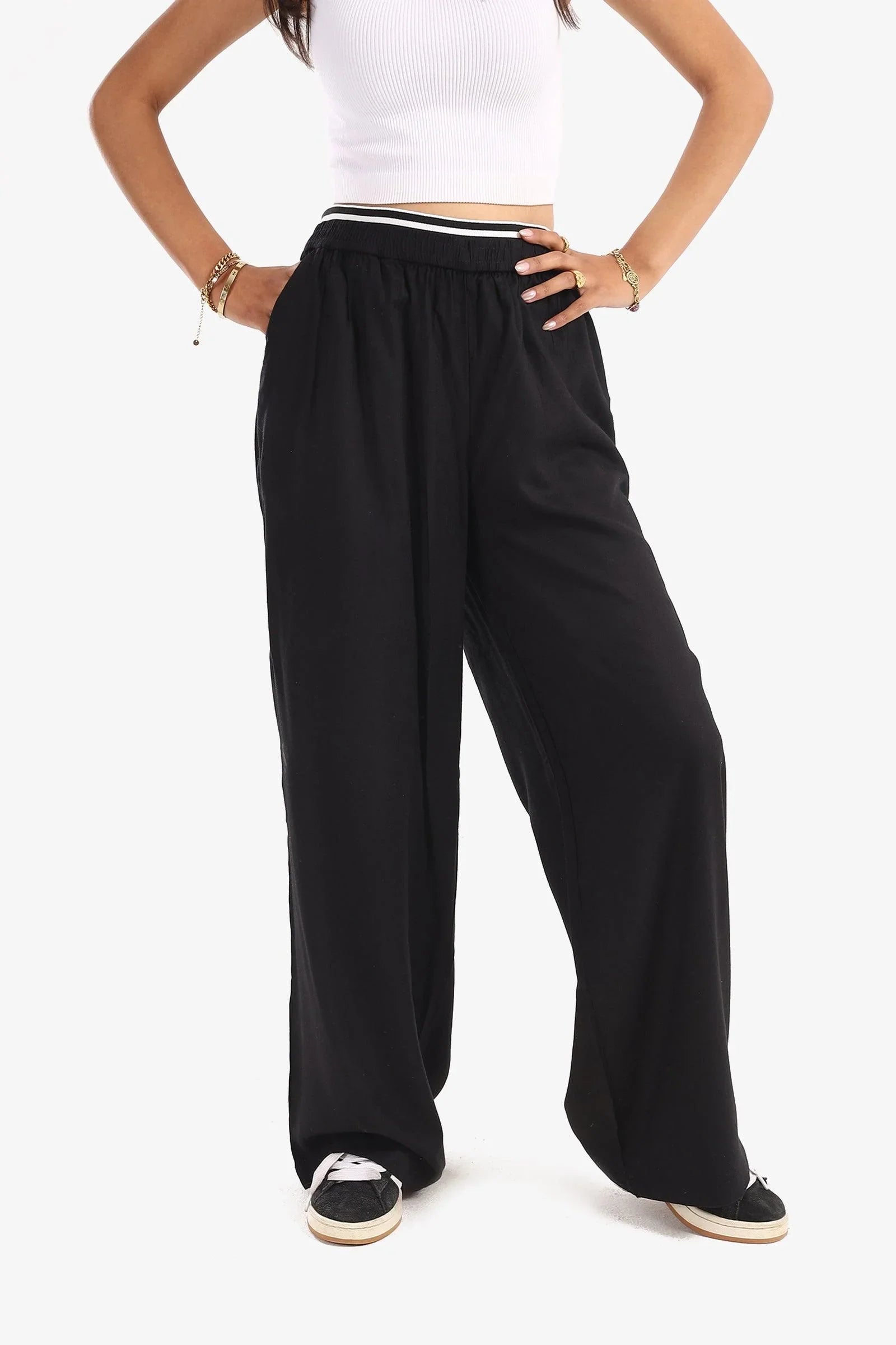 Clue - Color Block Wide Leg Pant 2