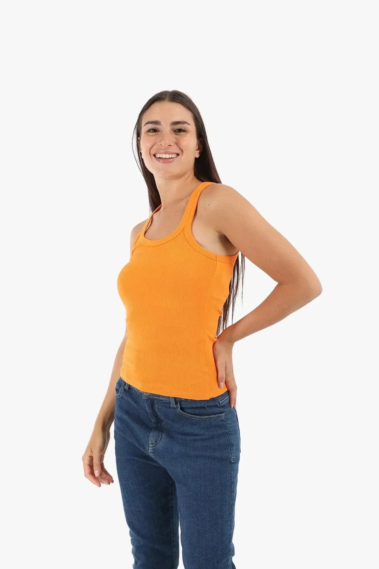 Carina - Plunge Round Neck Top 6