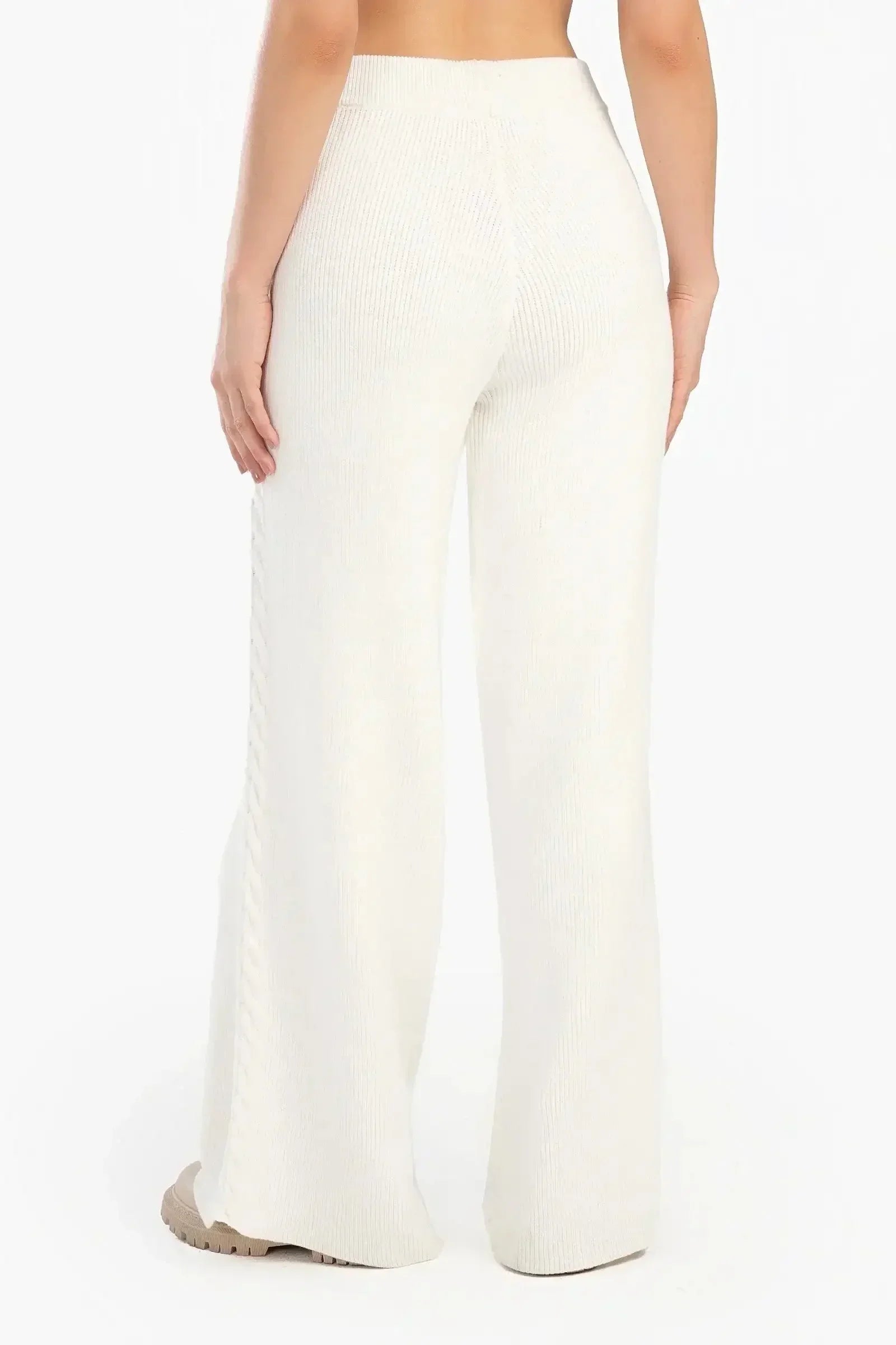 Carina - Ribbed Wool Lounge Pants 3