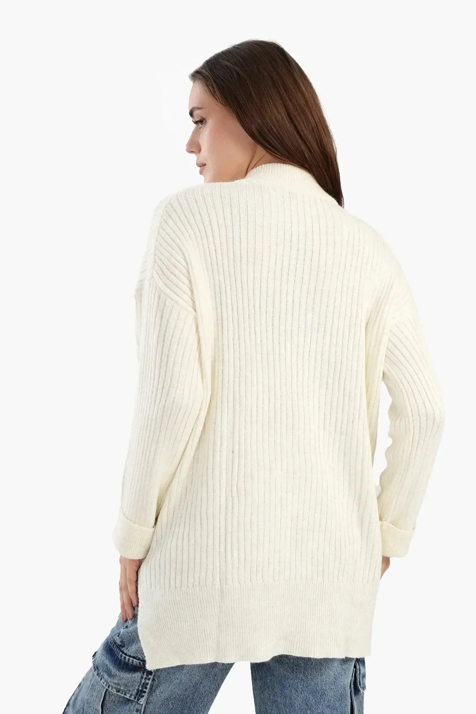 Carina - Relaxed Fit Ribbed Pullover 1
