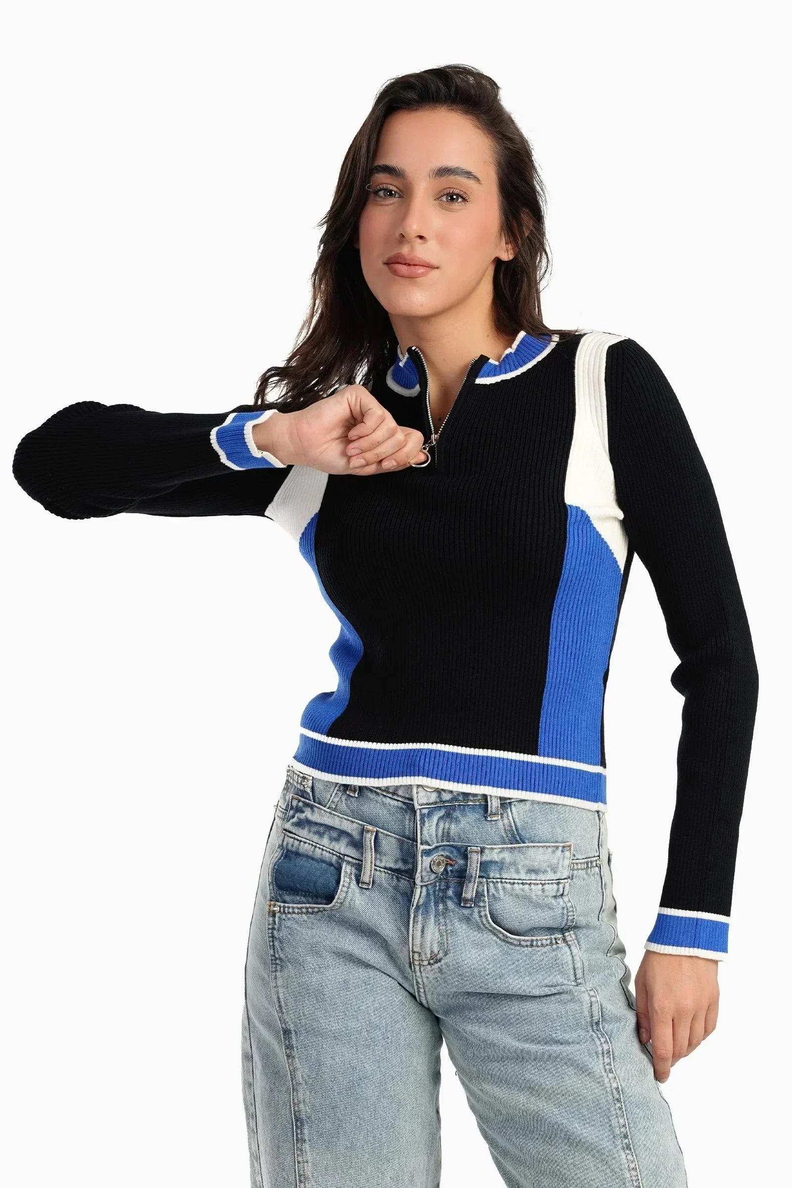 Carina - Tritone Mock Neck Lounge Pullover 3