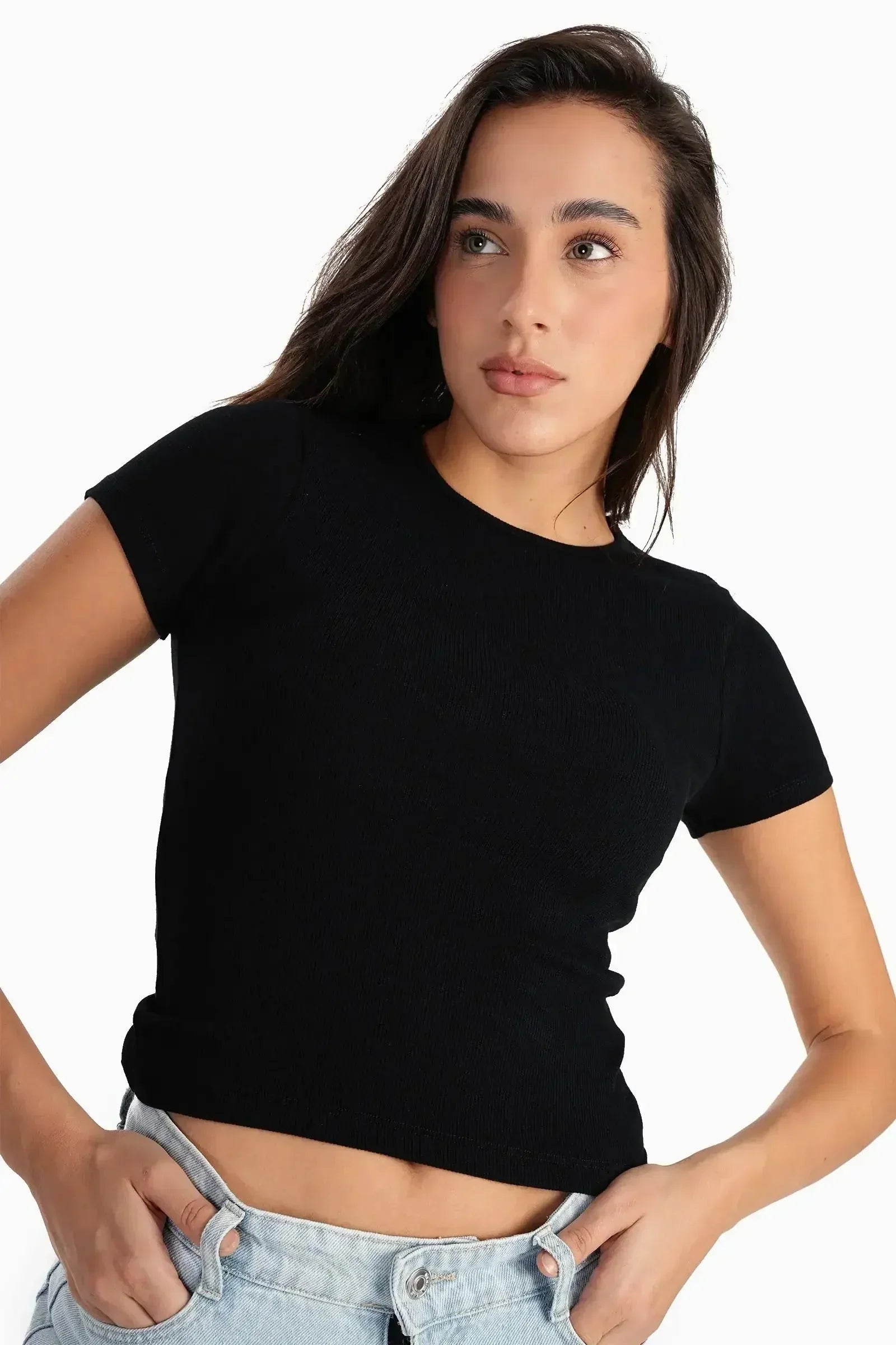 Carina - Ribbed Round Neck Top 5