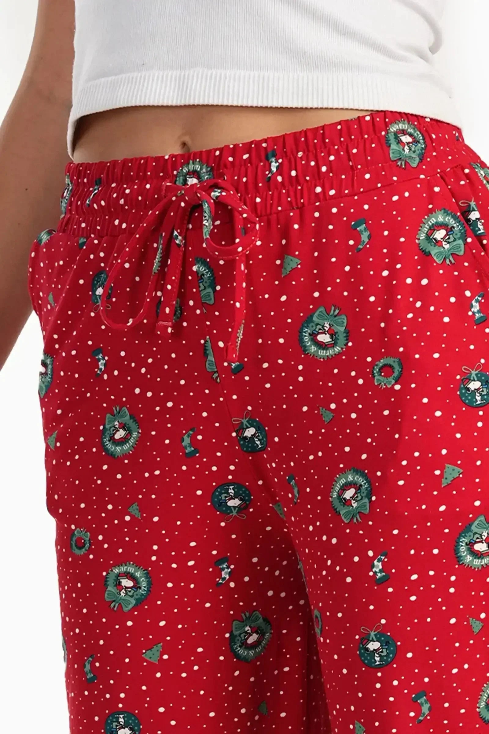 Carina - Snoopy Printed Pyjama Pants 1