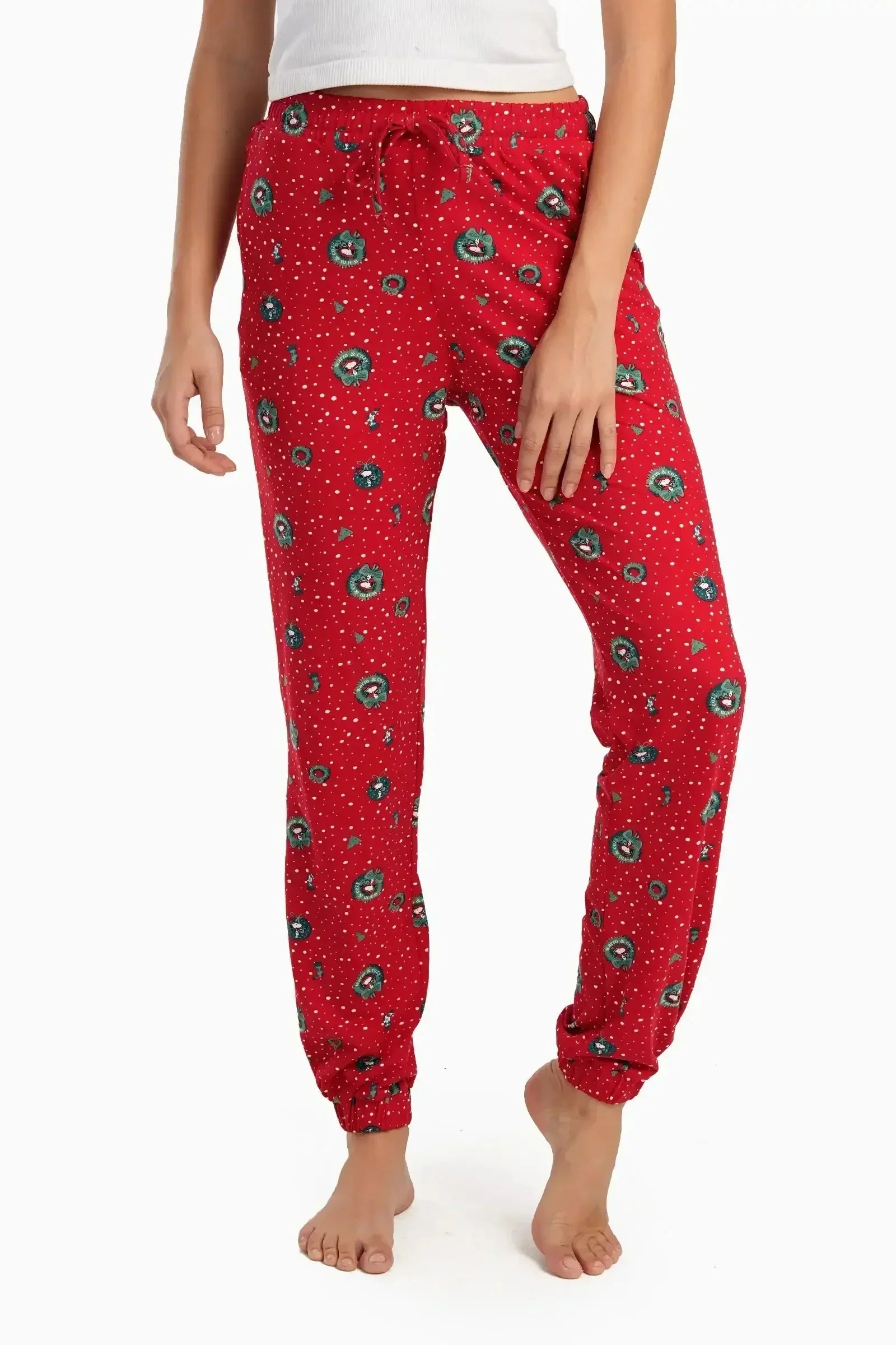 Carina - Carrot Leg Cut Pyjama Pants 1