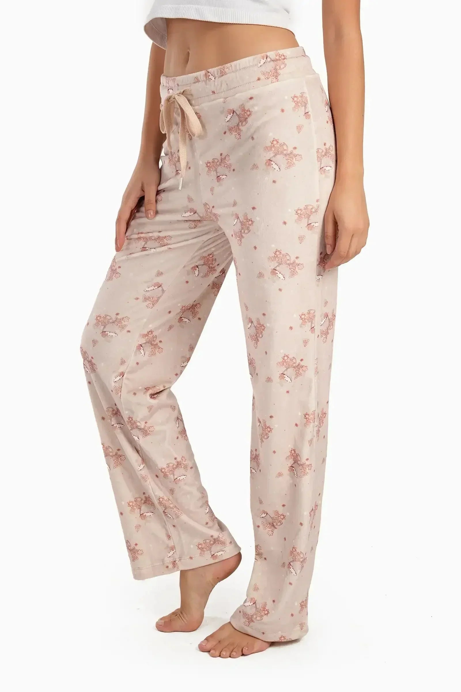 Carina - Colored Velvet Pyjama Pants 2