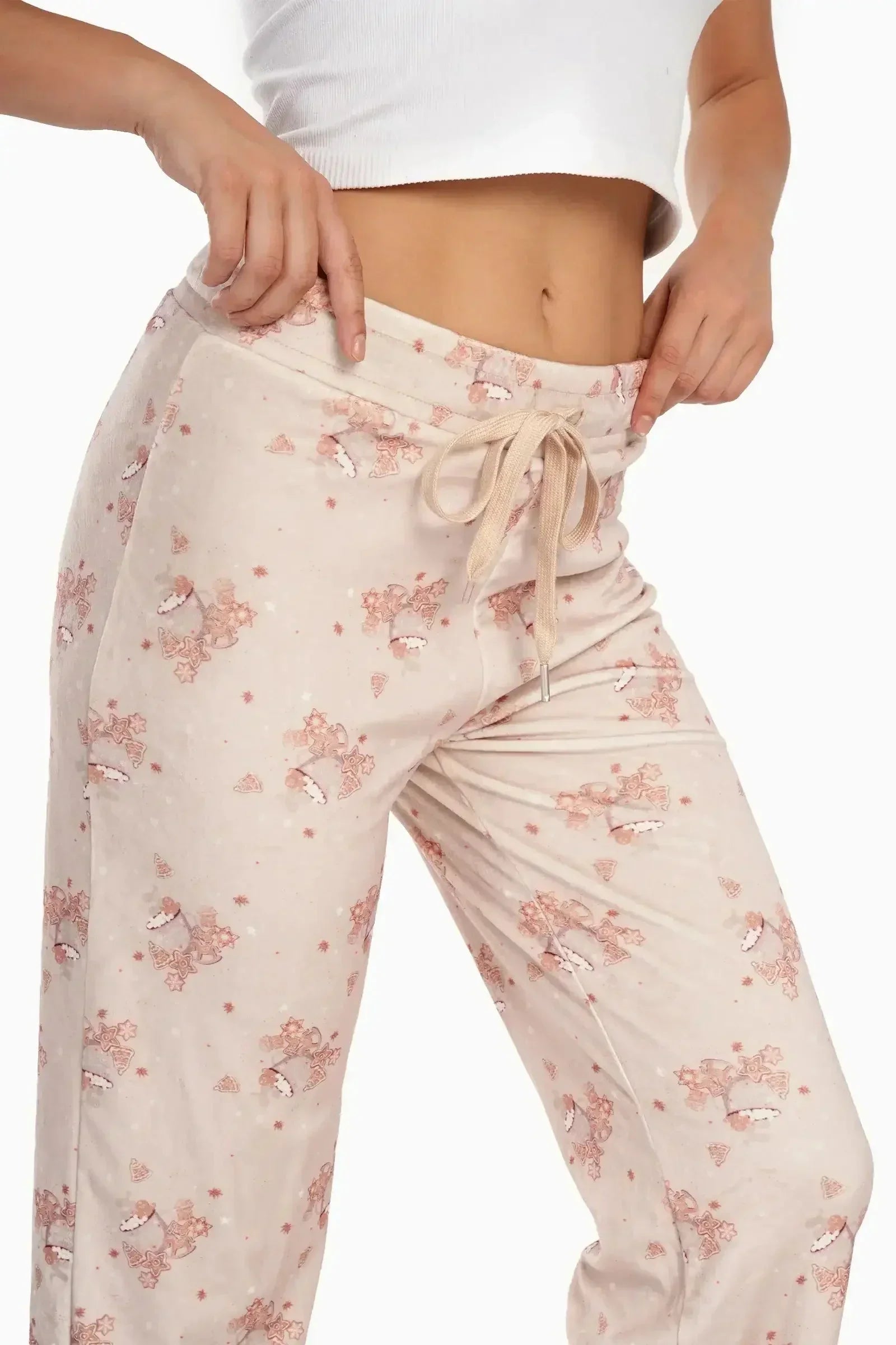 Carina - Colored Velvet Pyjama Pants 4
