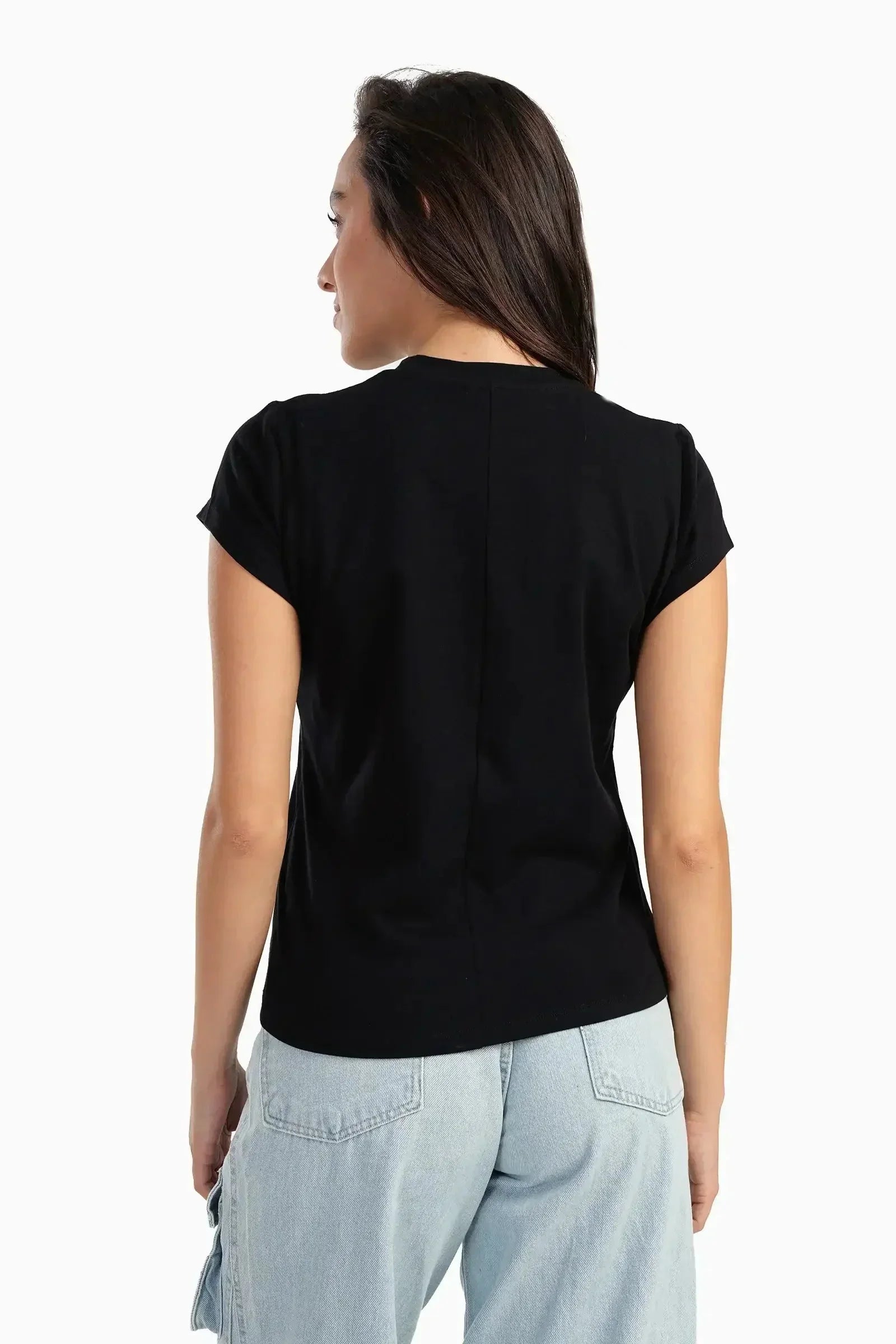 Carina - Everyday Cotton Slip On T-Shirt 1