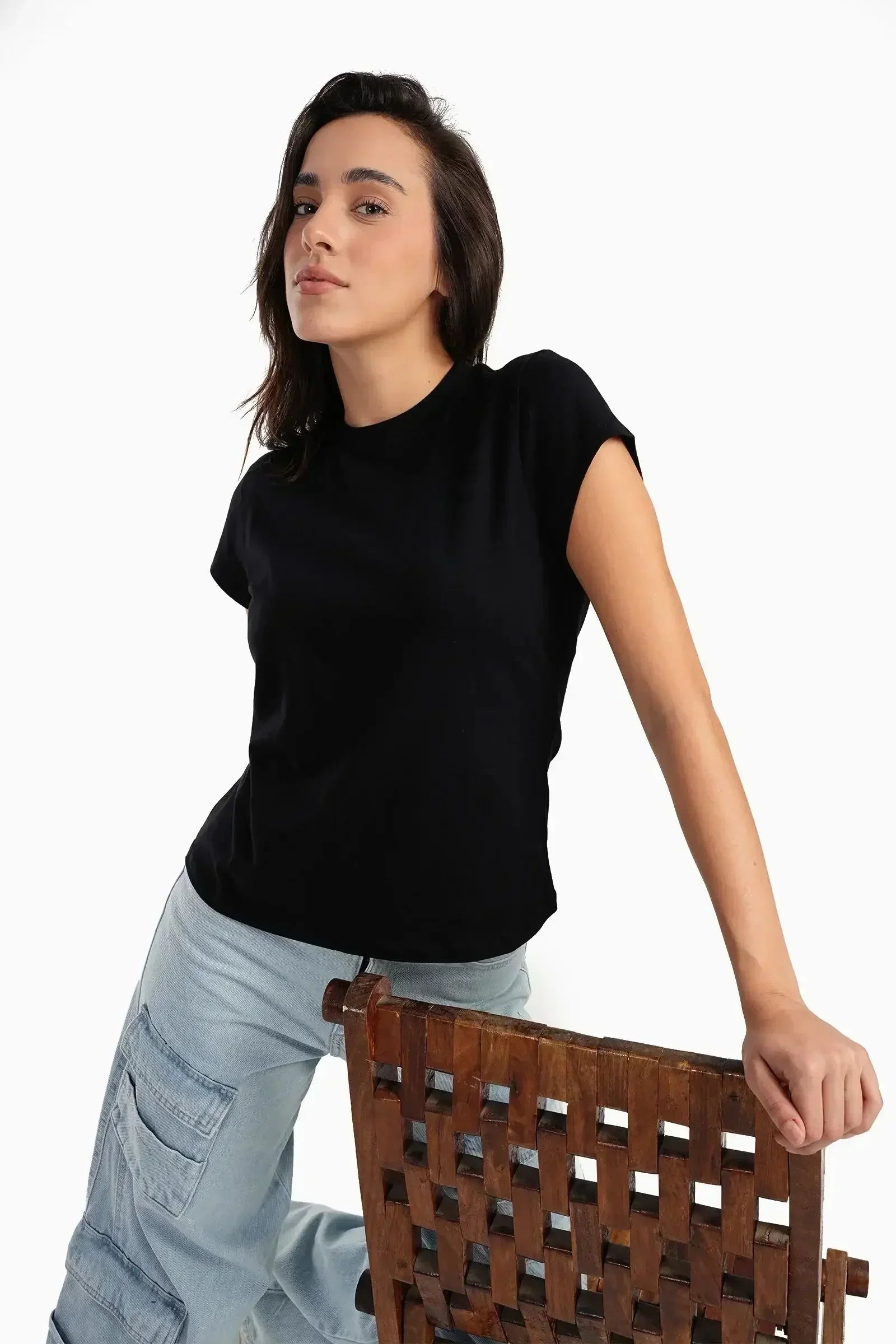 Carina - Everyday Cotton Slip On T-Shirt 3