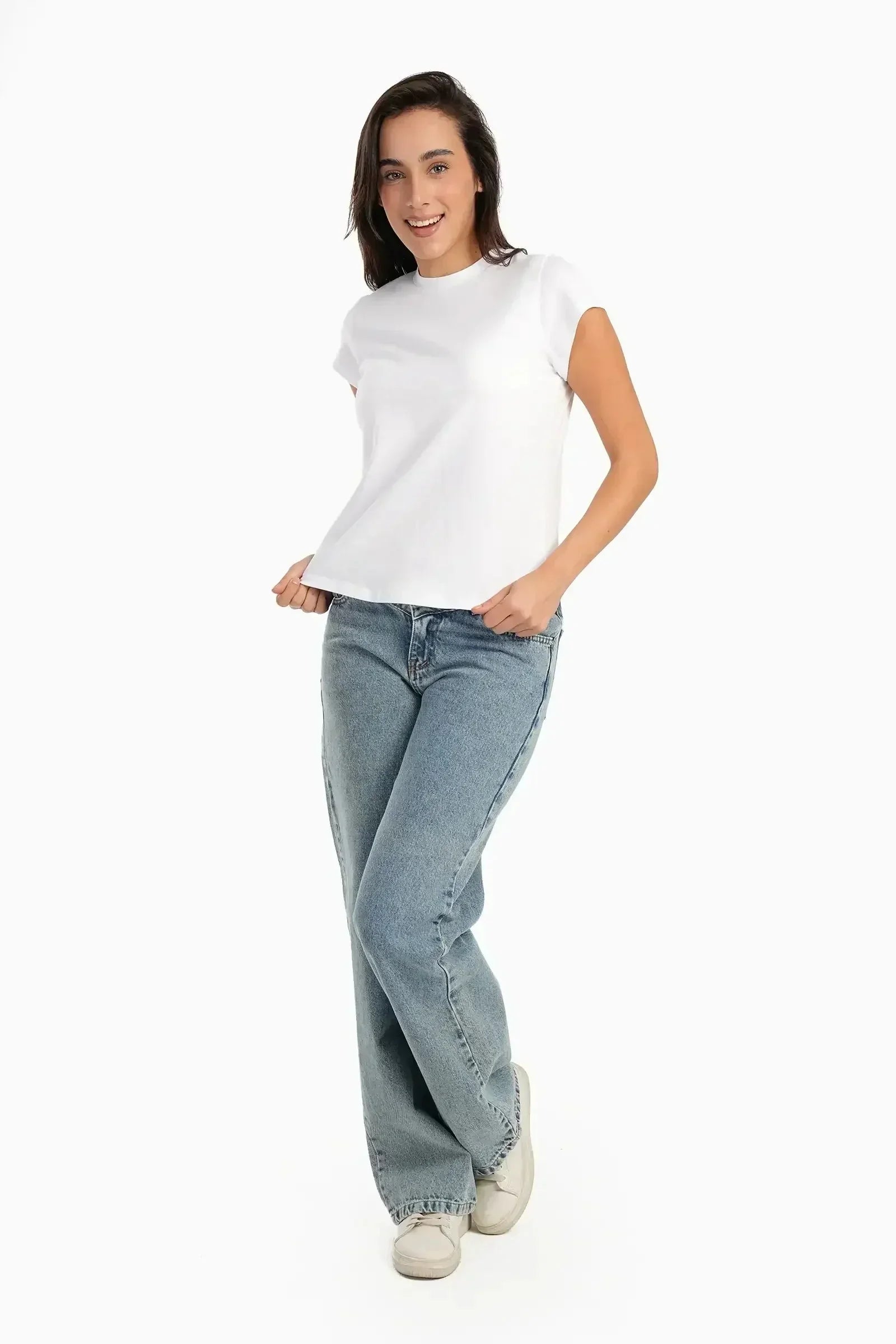 Carina - Everyday Cotton Slip On T-Shirt 2