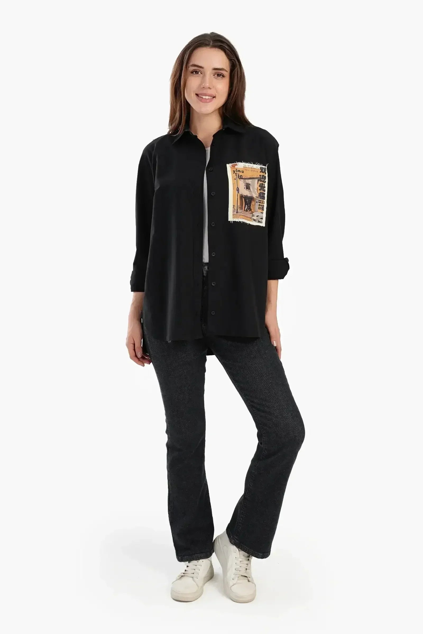 Carina - Shirt with Printed Pocket 10