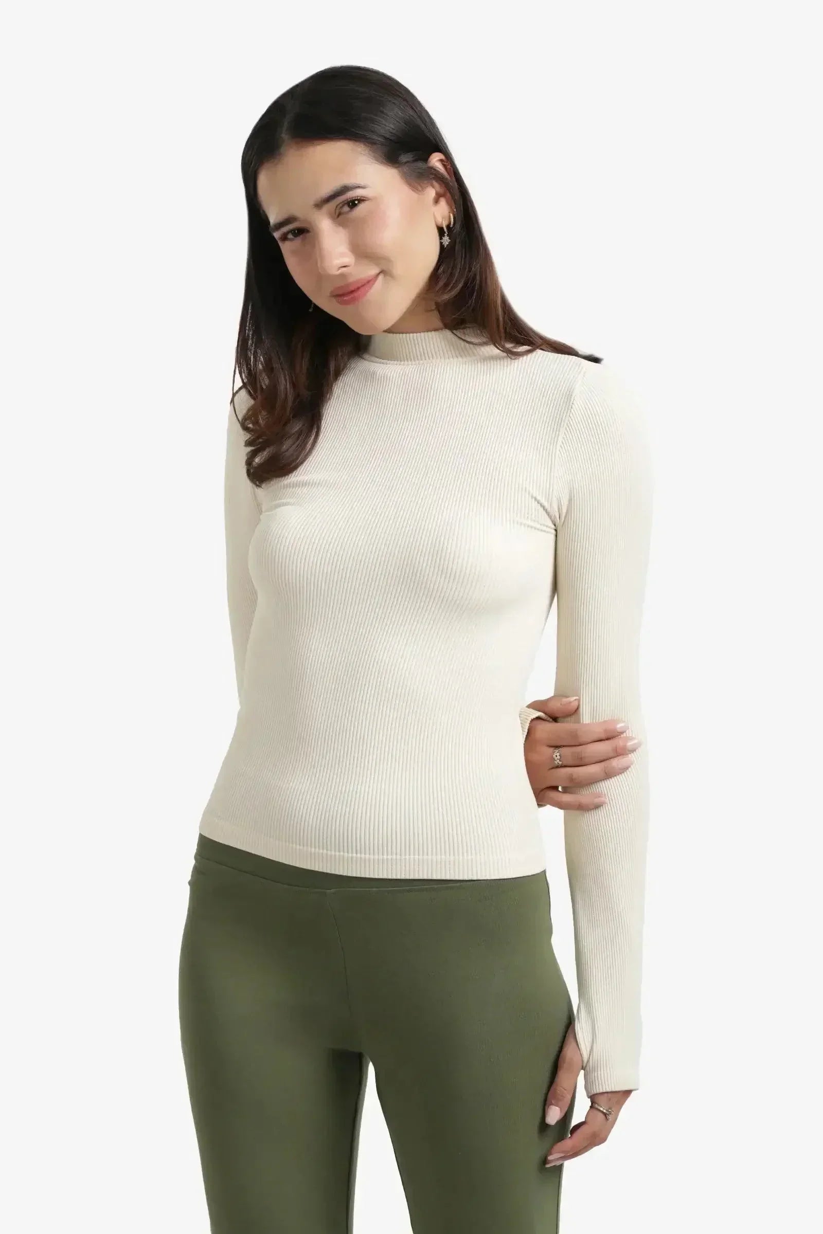 Carina - High Neck Top with Thumbhole 13