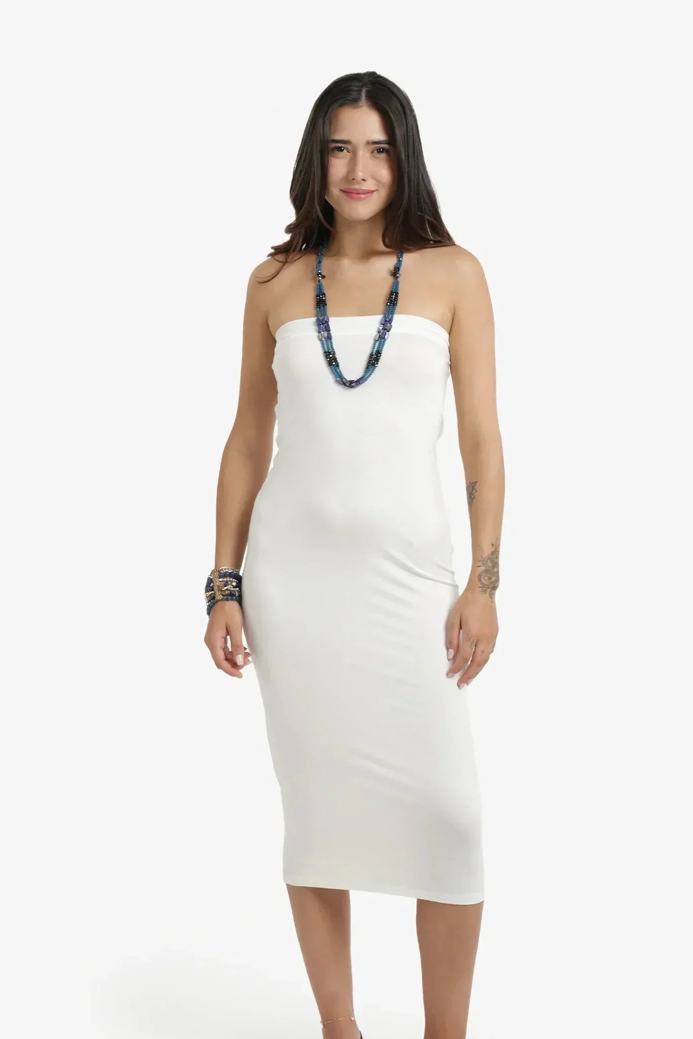 Carina - Strapless Slim Dress 5