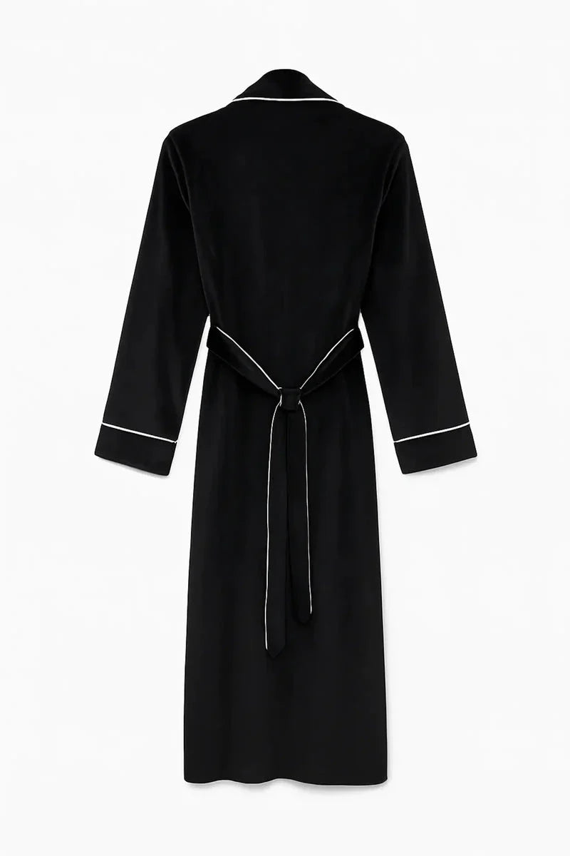 Carina - Velvet Relaxed Midi Robe 11
