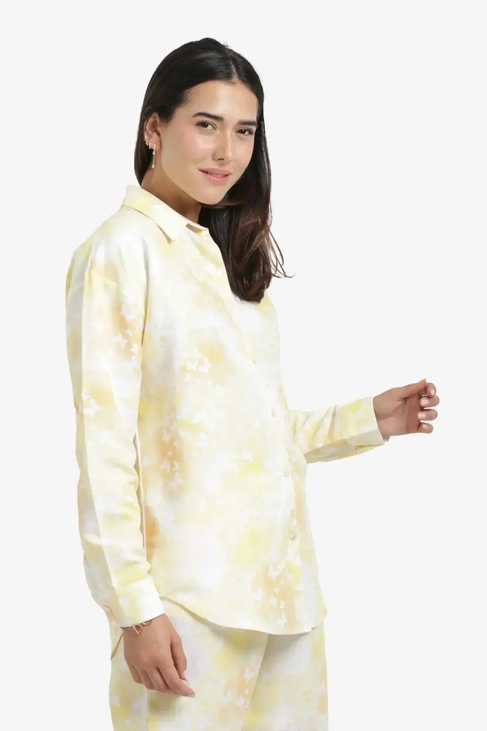 Carina - Self Pattern Beach Shirt 3
