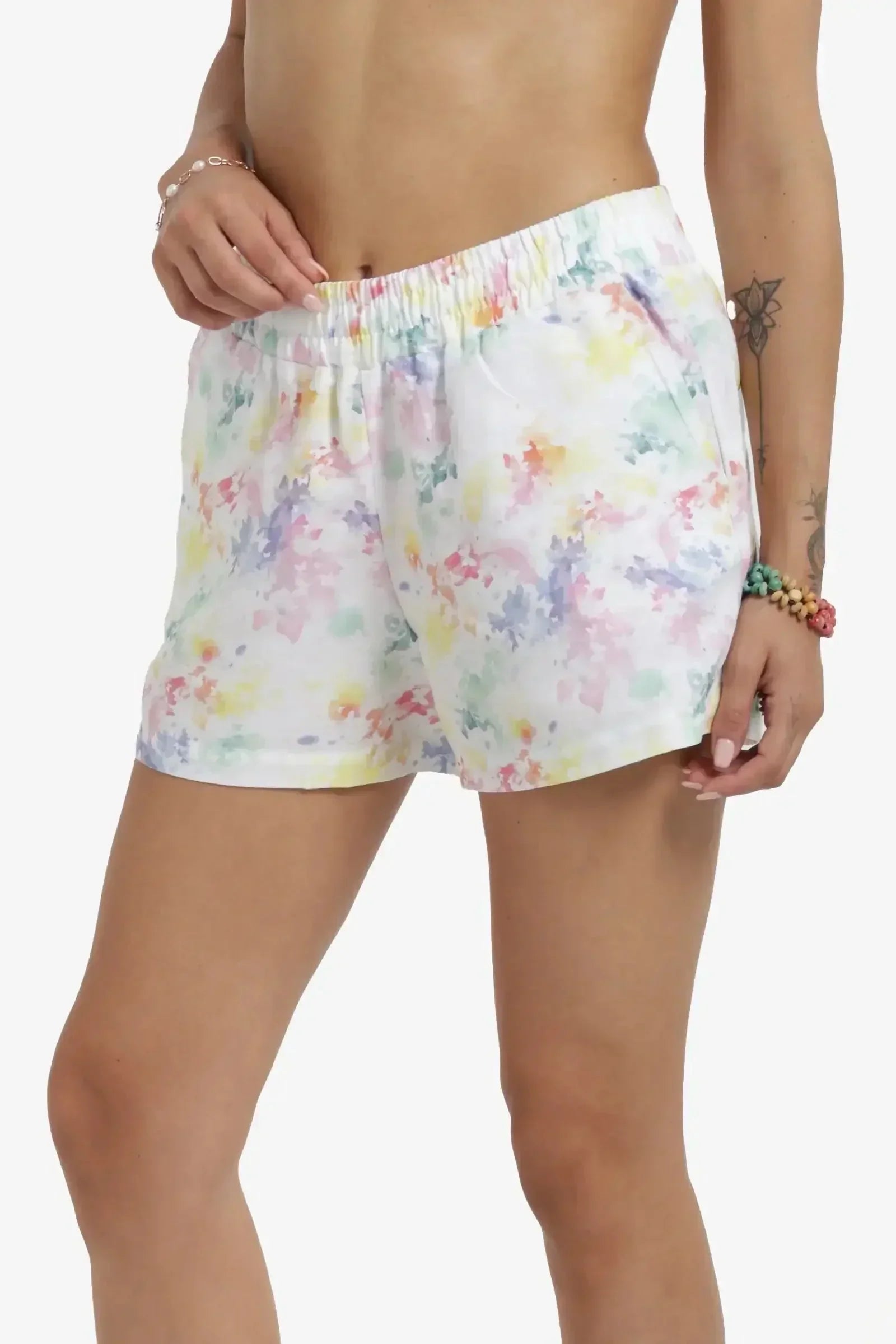 Carina - Colored Printed Beach Shorts 2