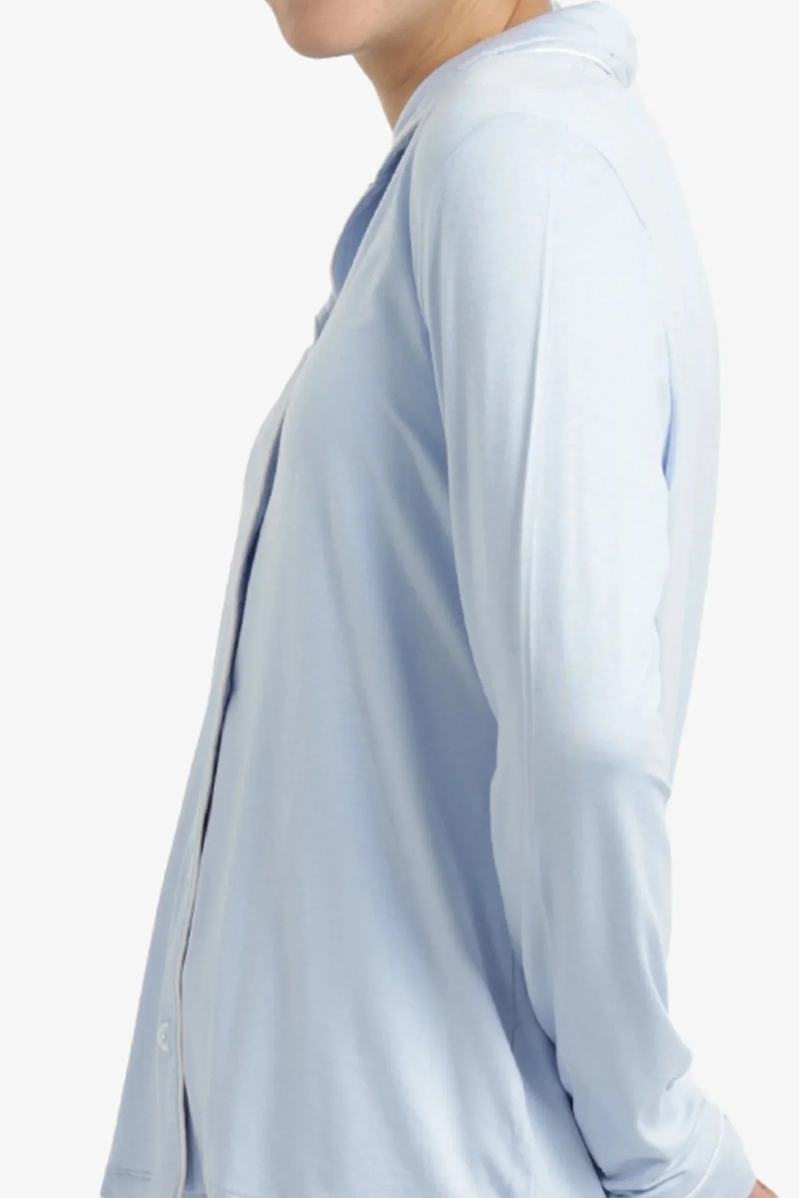 Carina - Classic Piped Viscose Pyjama Set 8