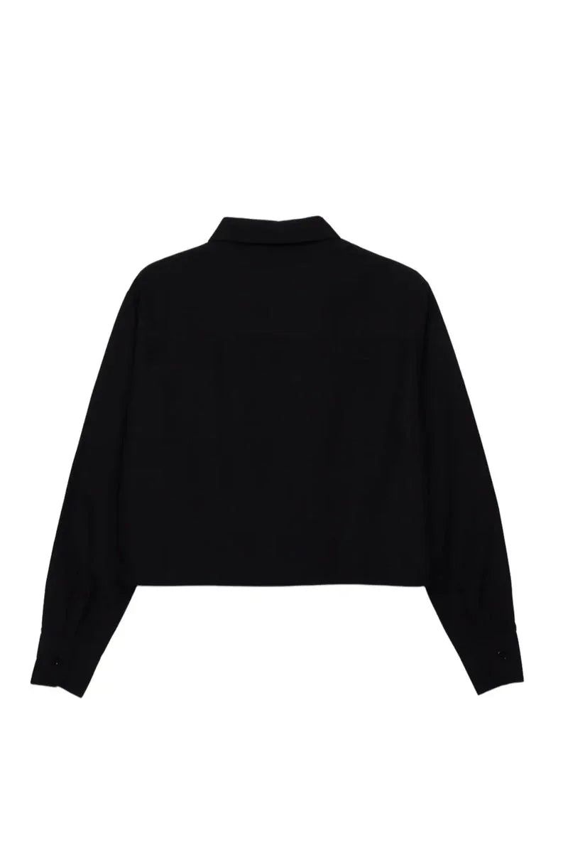 Carina - Cropped Button-Up Shirt 14