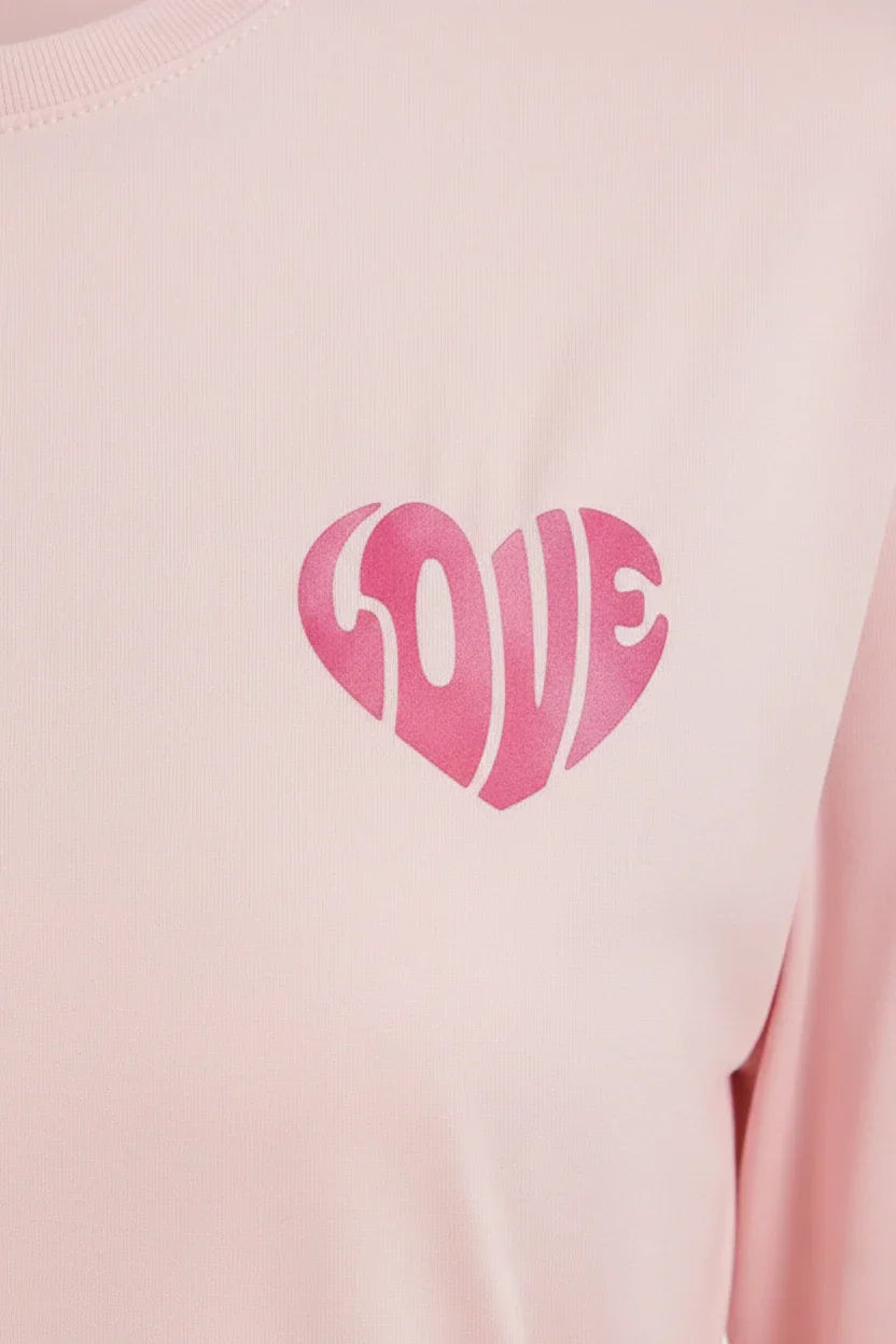 Carina - Heart Print Pyjama Set 5