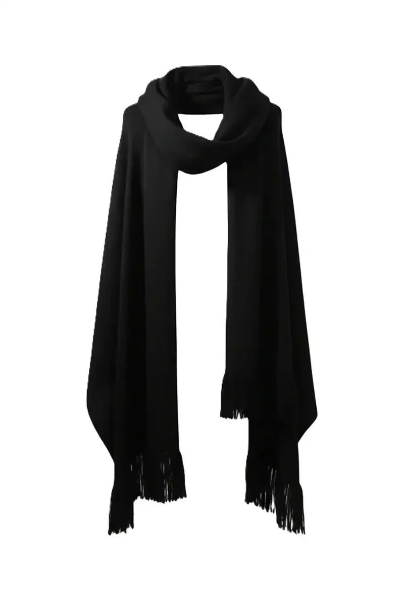 Carina - Fringed Rectangular Shawl 12