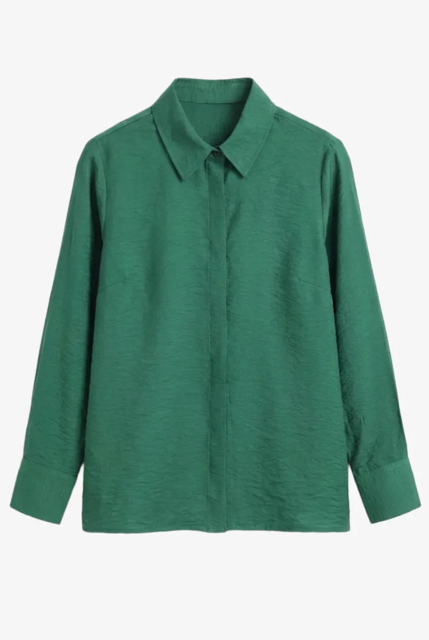 Hidden Placket Lounge Shirt - Carina 7