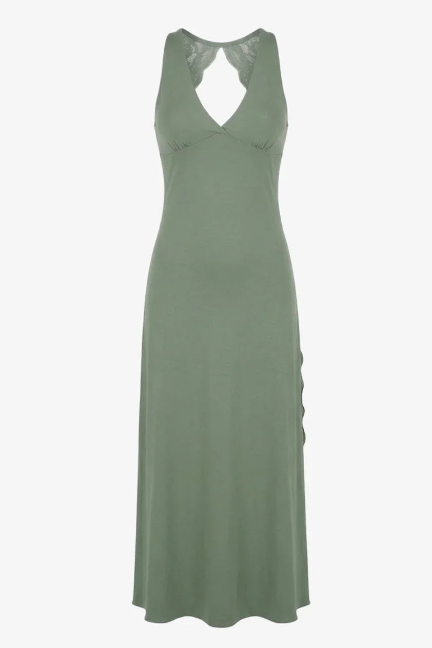 Side-Slit Midi Nightgown - Carina 9