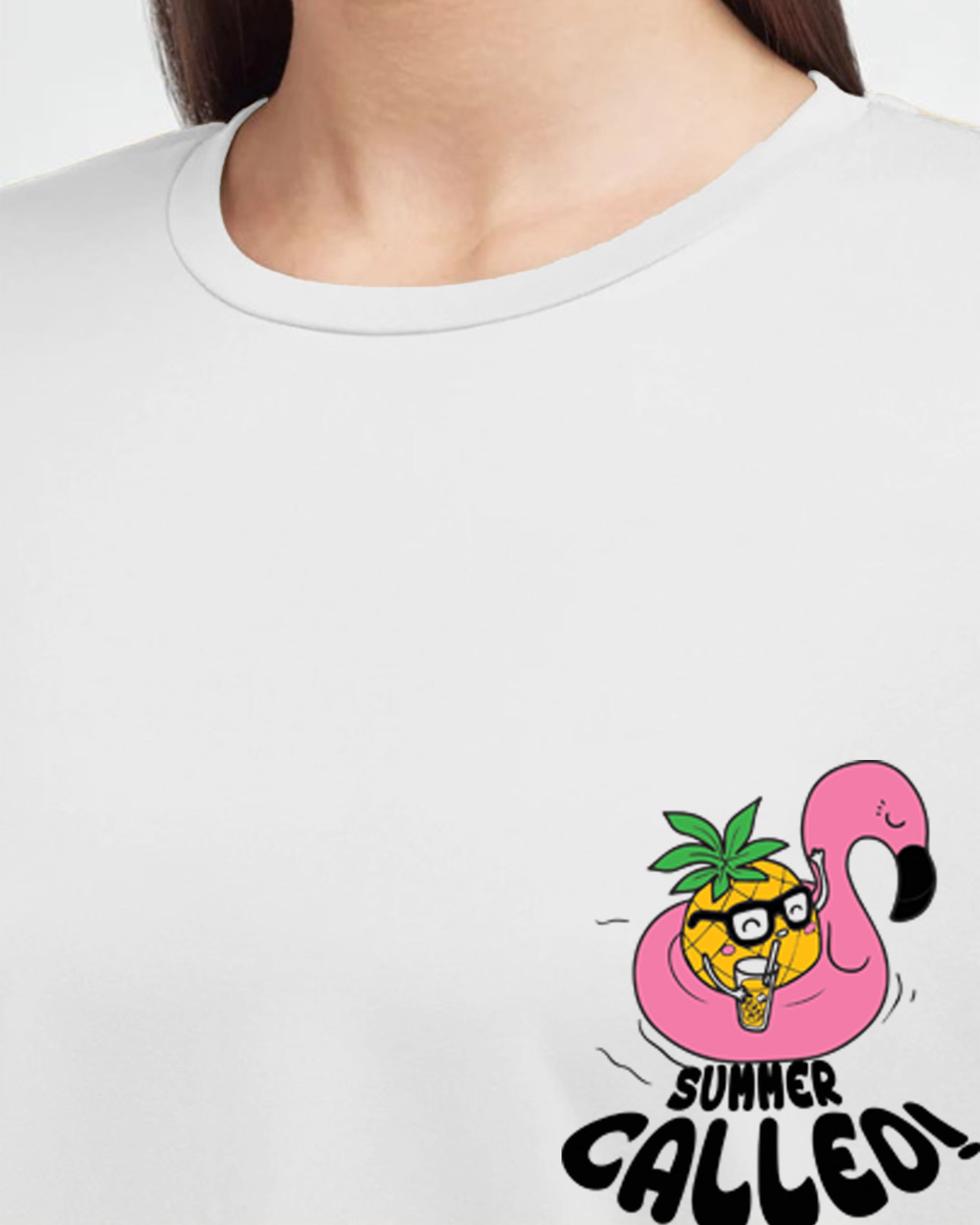 Happy News Women Oversized SS T-Shirt - Off White - NAS Trends 3