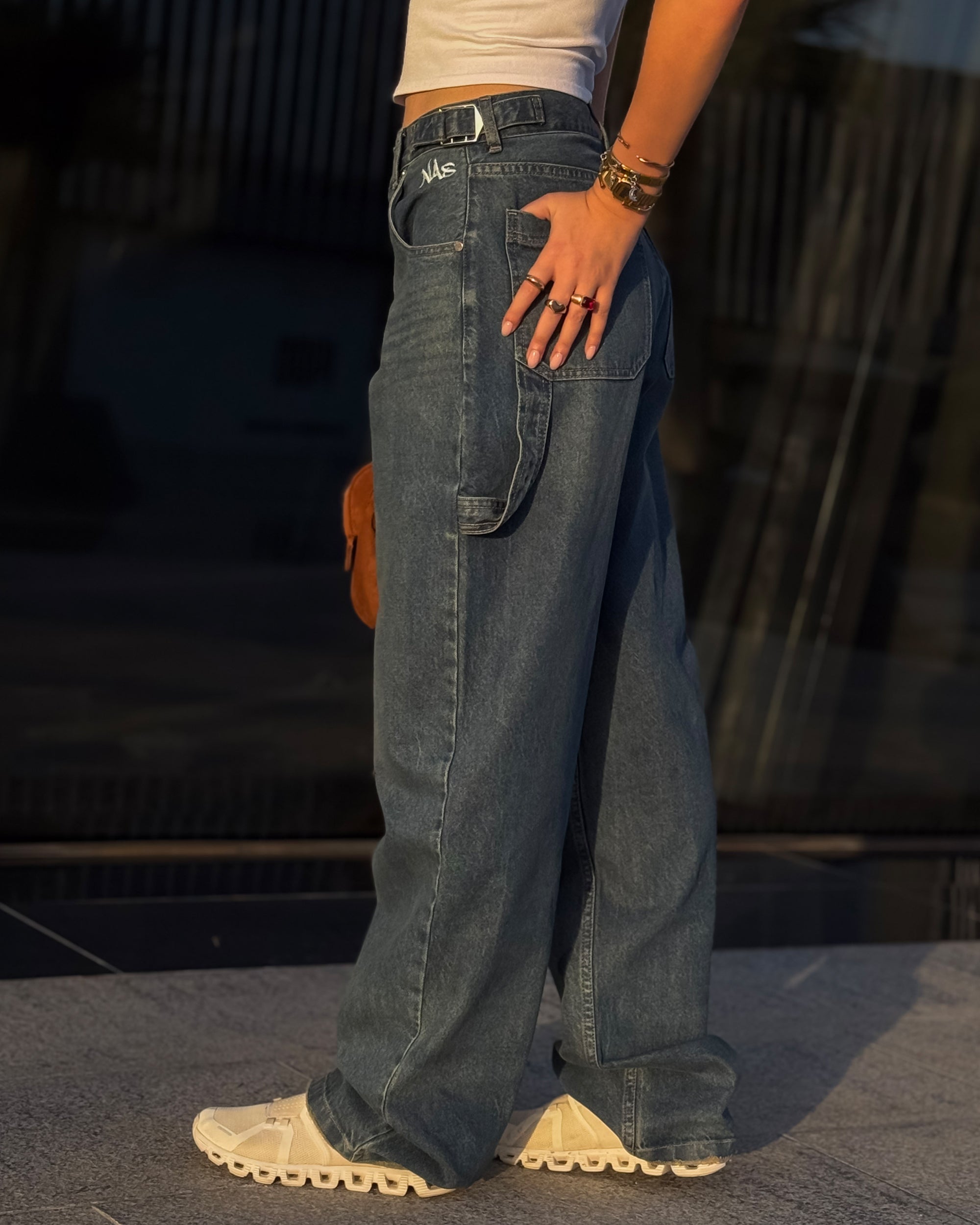Women Baggy Pant - Dirty Grey - NAS Trends 2