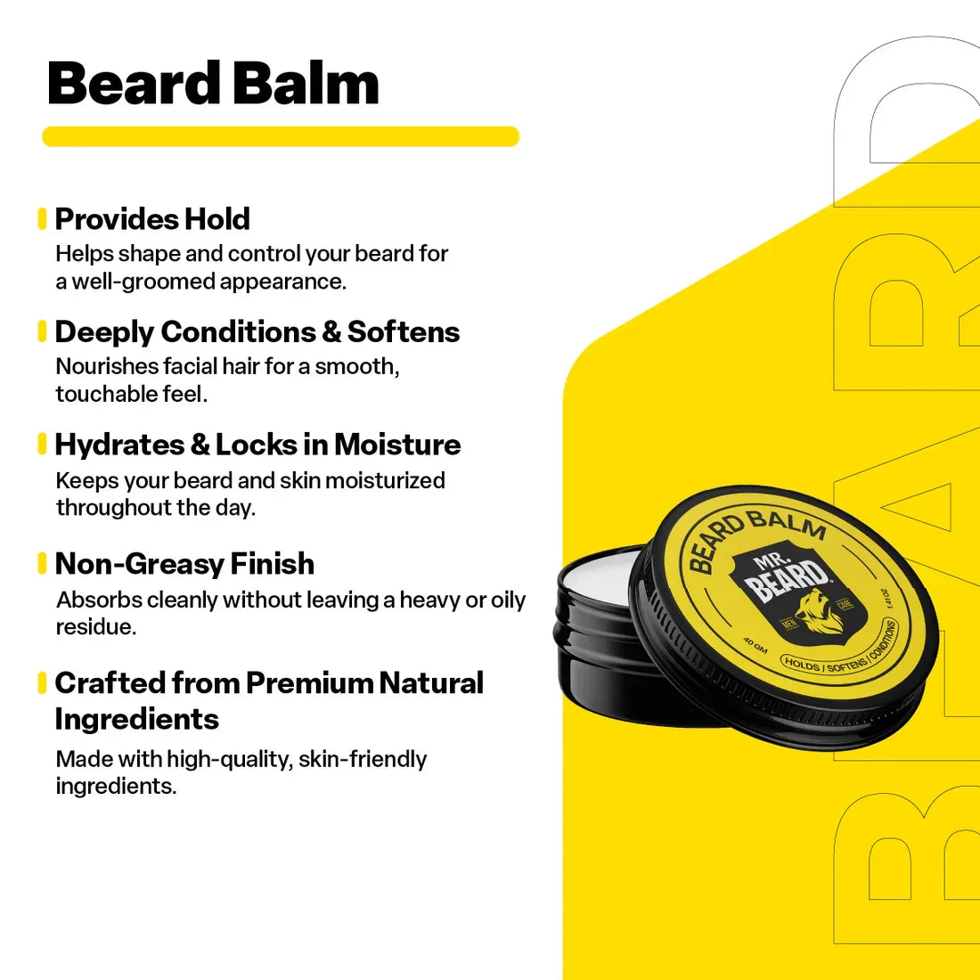 Mr.Beard - Beard Balm - 40gm 2