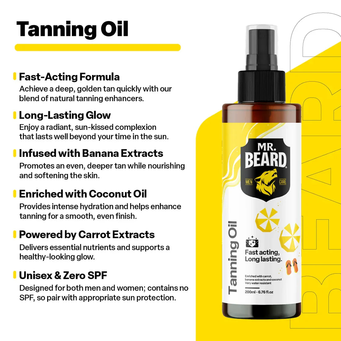 Mr.Beard - Tanning Oil - 200ml 2
