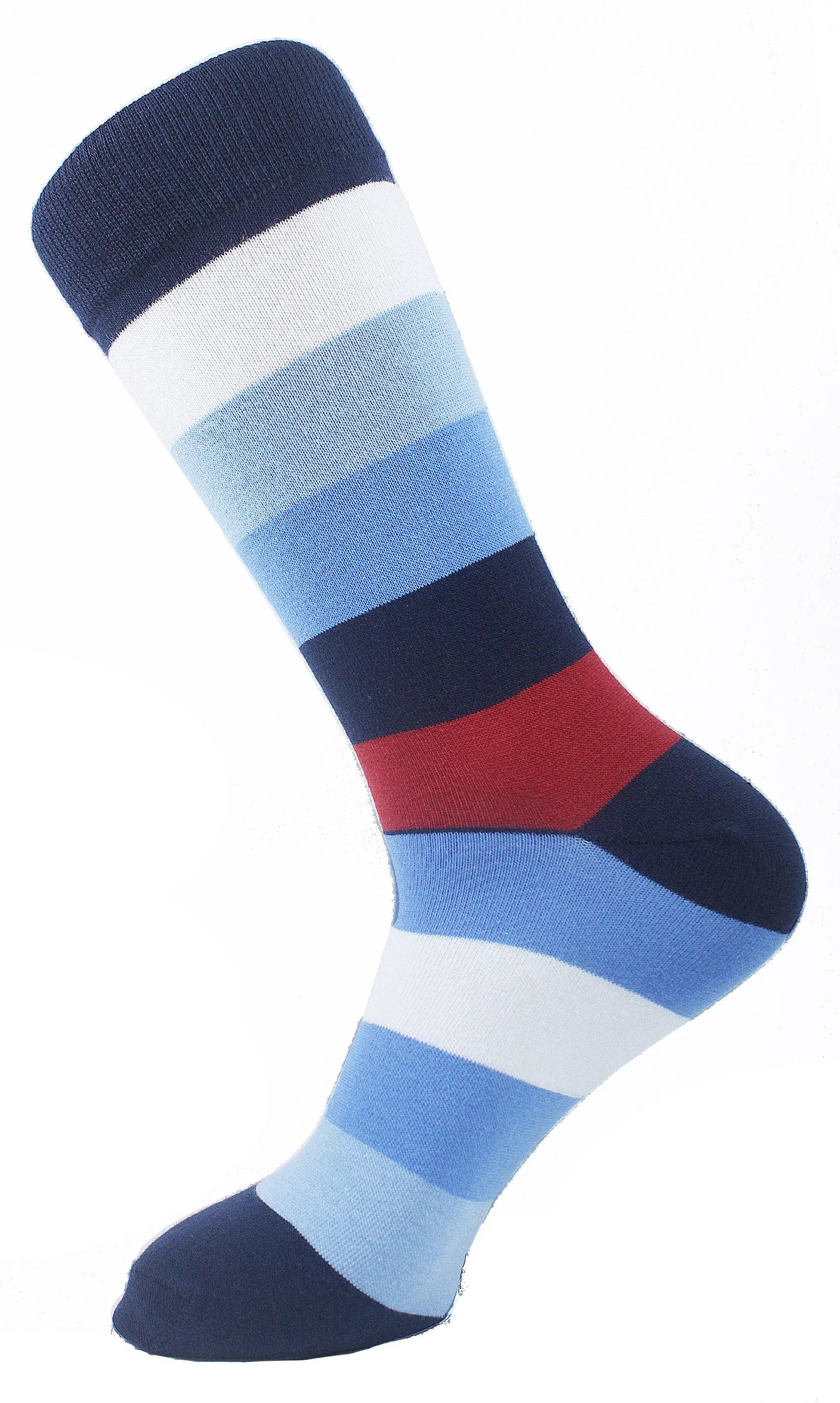 Sam Socks - Men Set Of 6 Classic Stripped Socks Multicolour 2