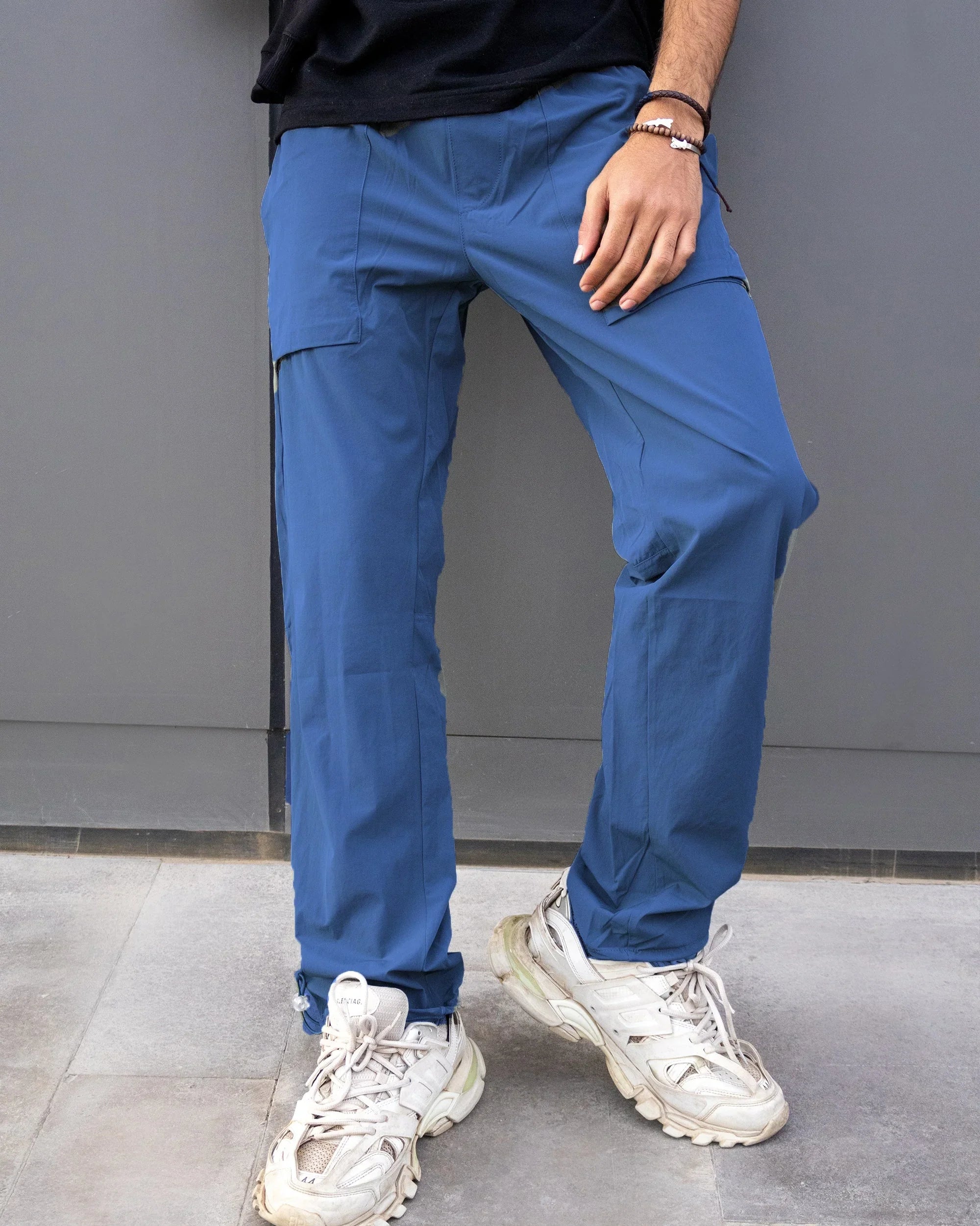 NAS Trends - Basic Men Soft Pants - Blue 1