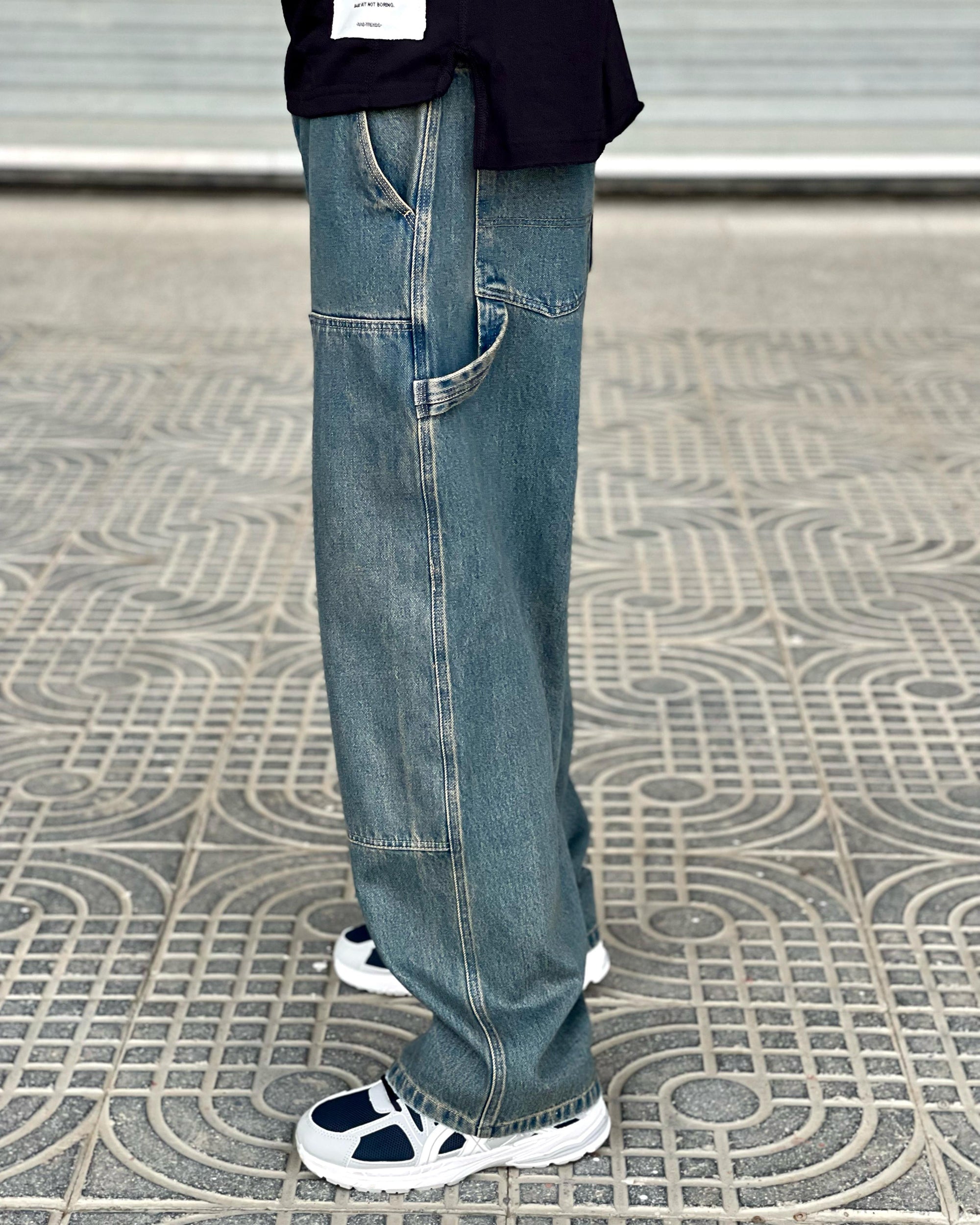 Carpenter Denim  Pant - Dirty Grey - NAS Trends