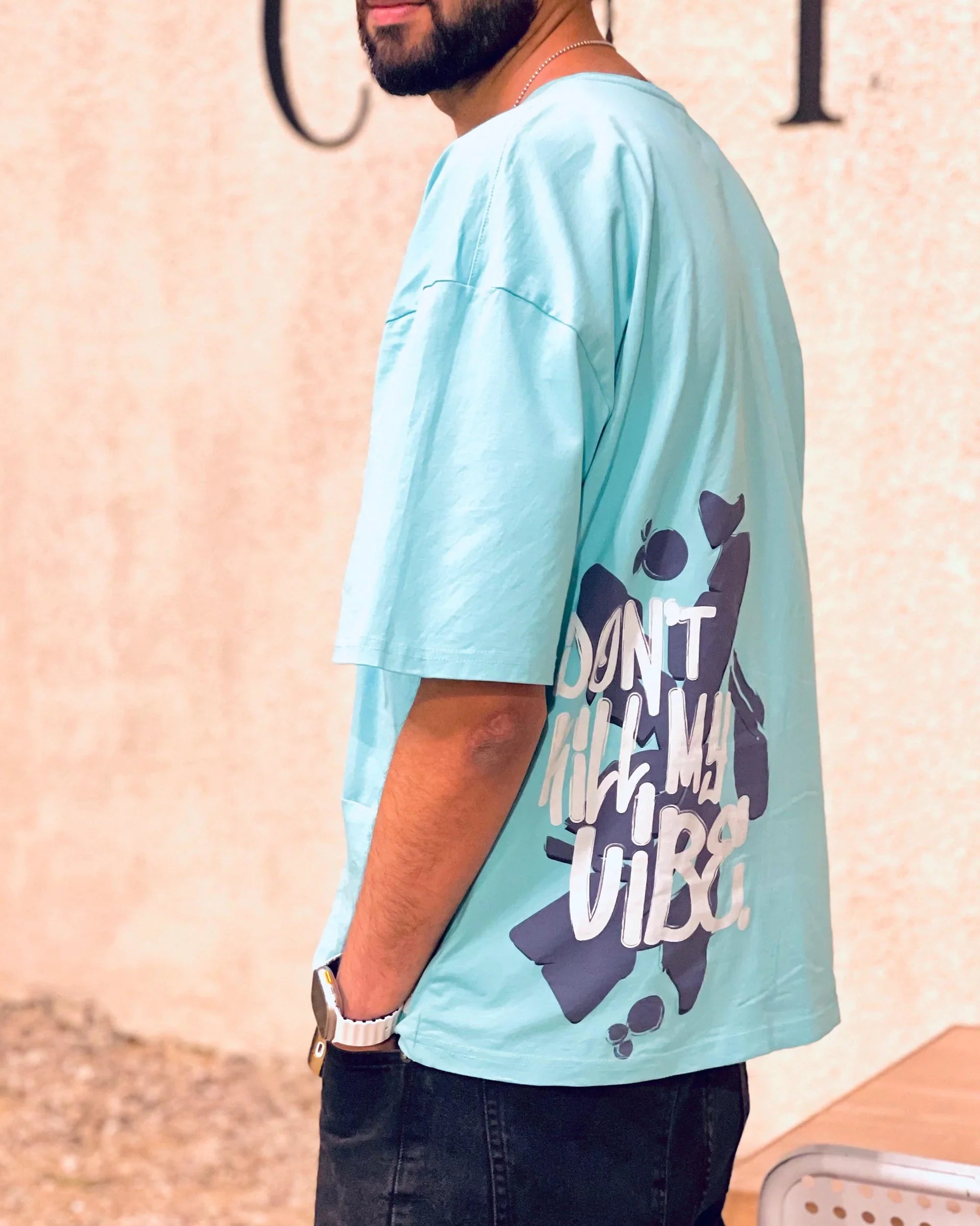 NAS Trends - Vibe Unisex Oversized SS T-Shirt - Mint Green 2