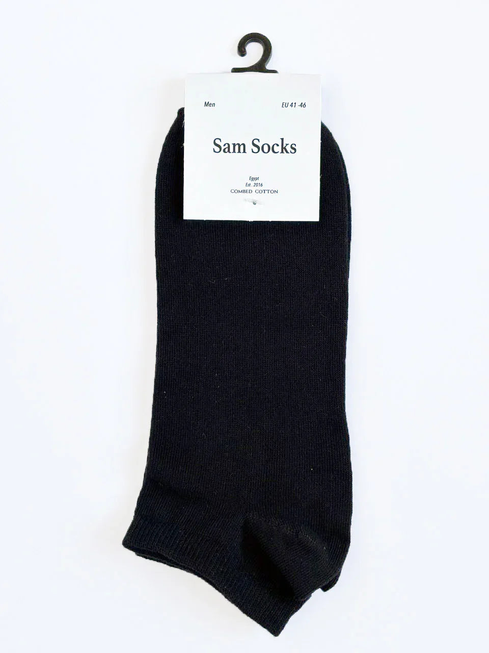 Sam Socks - Men Set Of 3 Ankle Plain Socks Blk-L.Gry-Wht 2