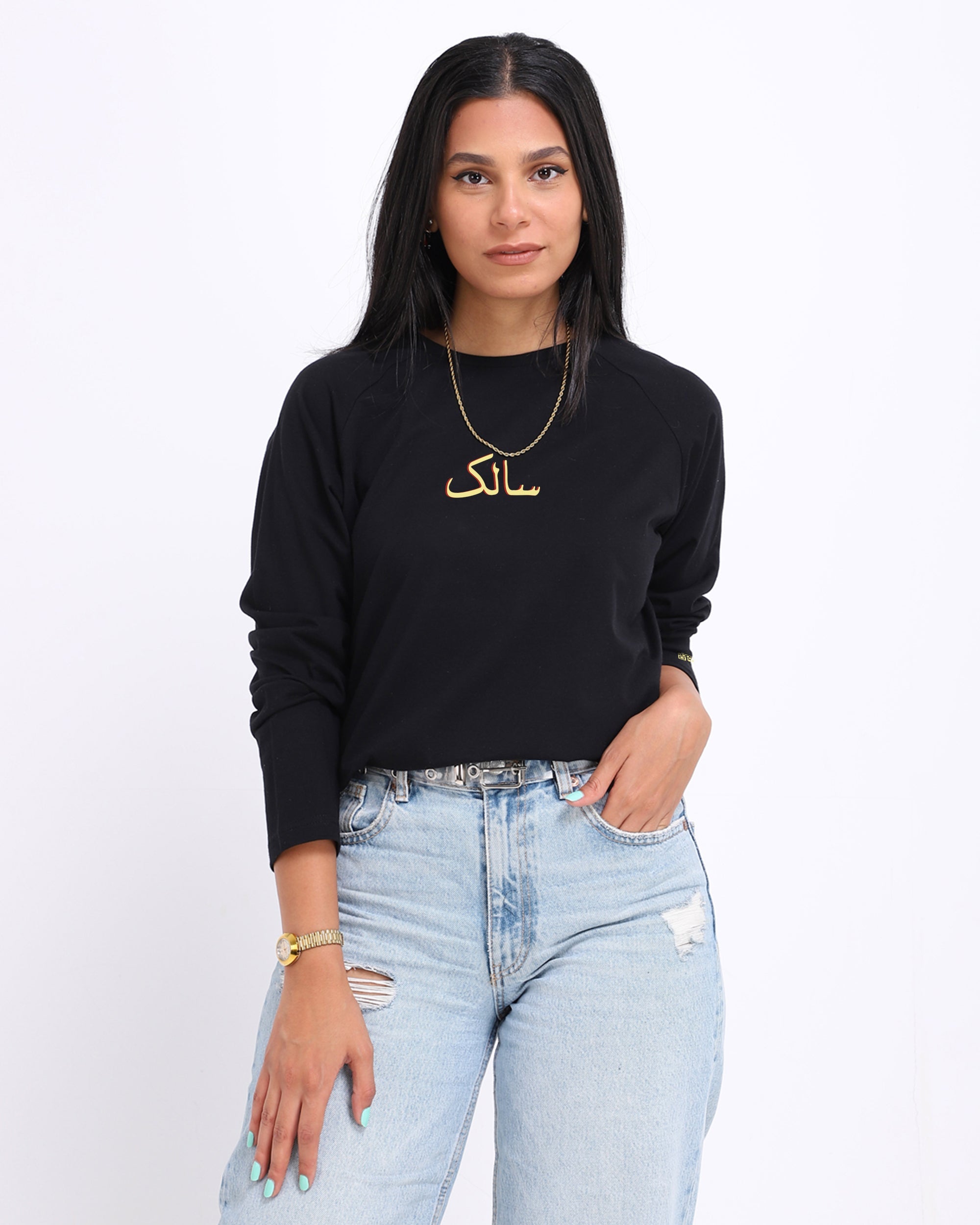 Salek Women LS T-Shirt - Black - NAS Trends 2