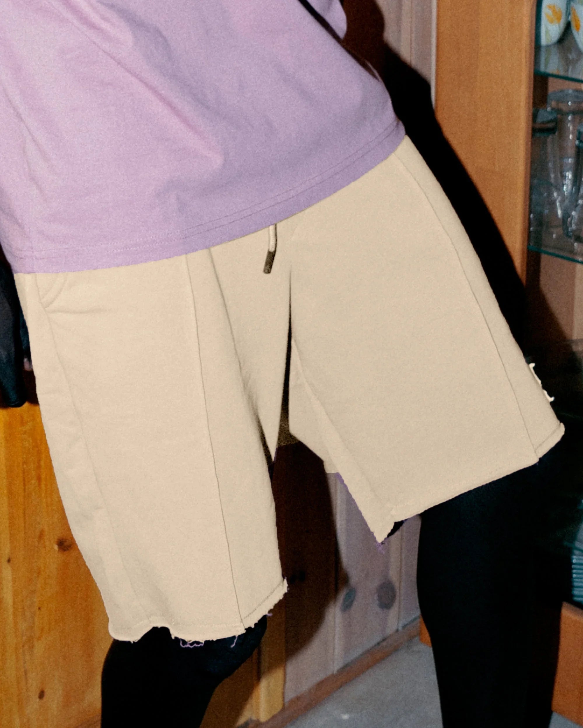 NAS Trends - Not Boring Unisex Short - Beige 1