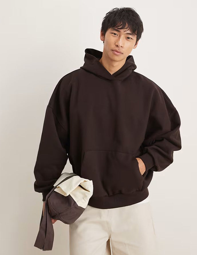 El Arabi Asli Unisex Oversized Hoodie - Brown M - NAS Trends
