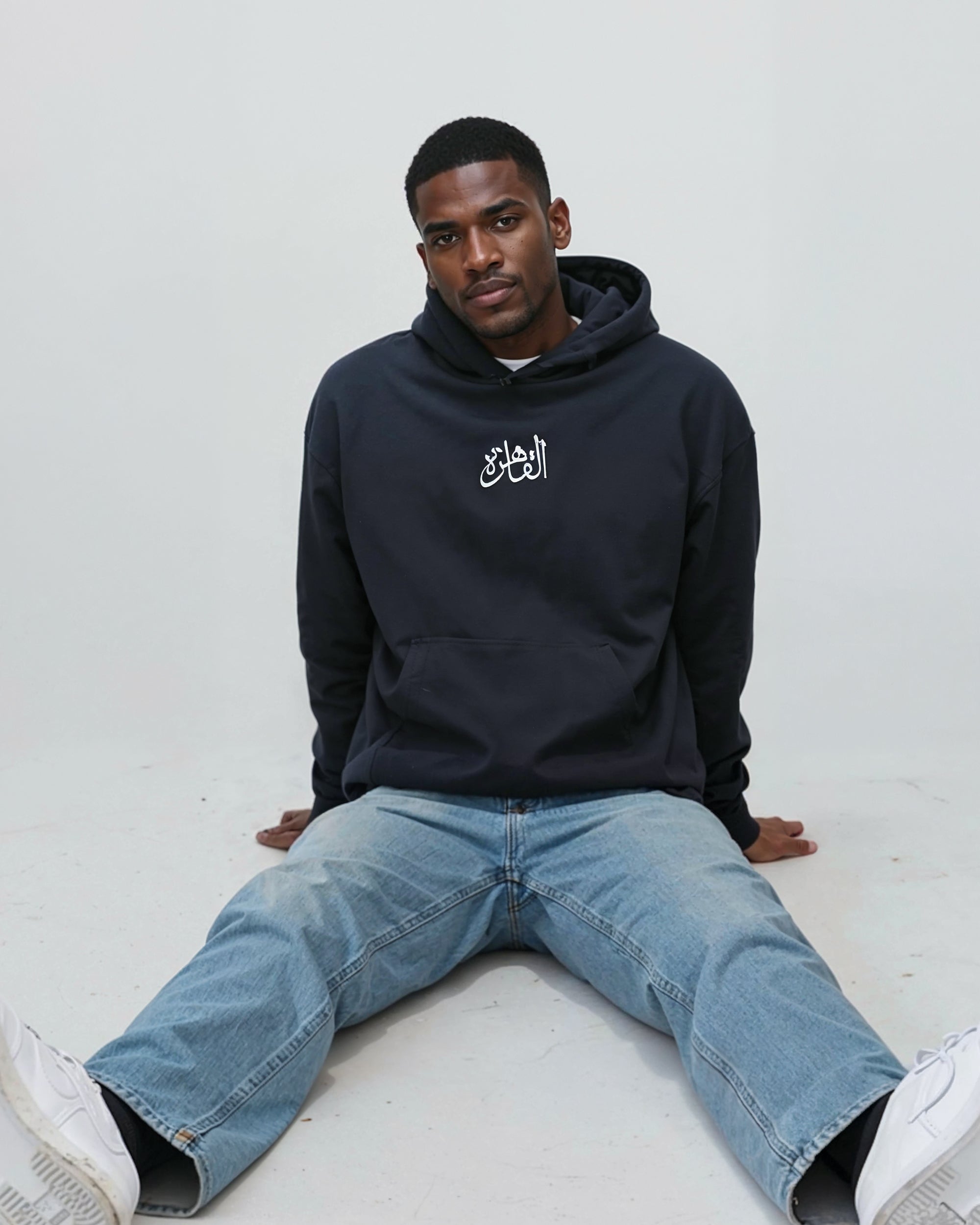 Al Kahira Unisex Oversized Hoodie - Dark Grey M - NAS Trends