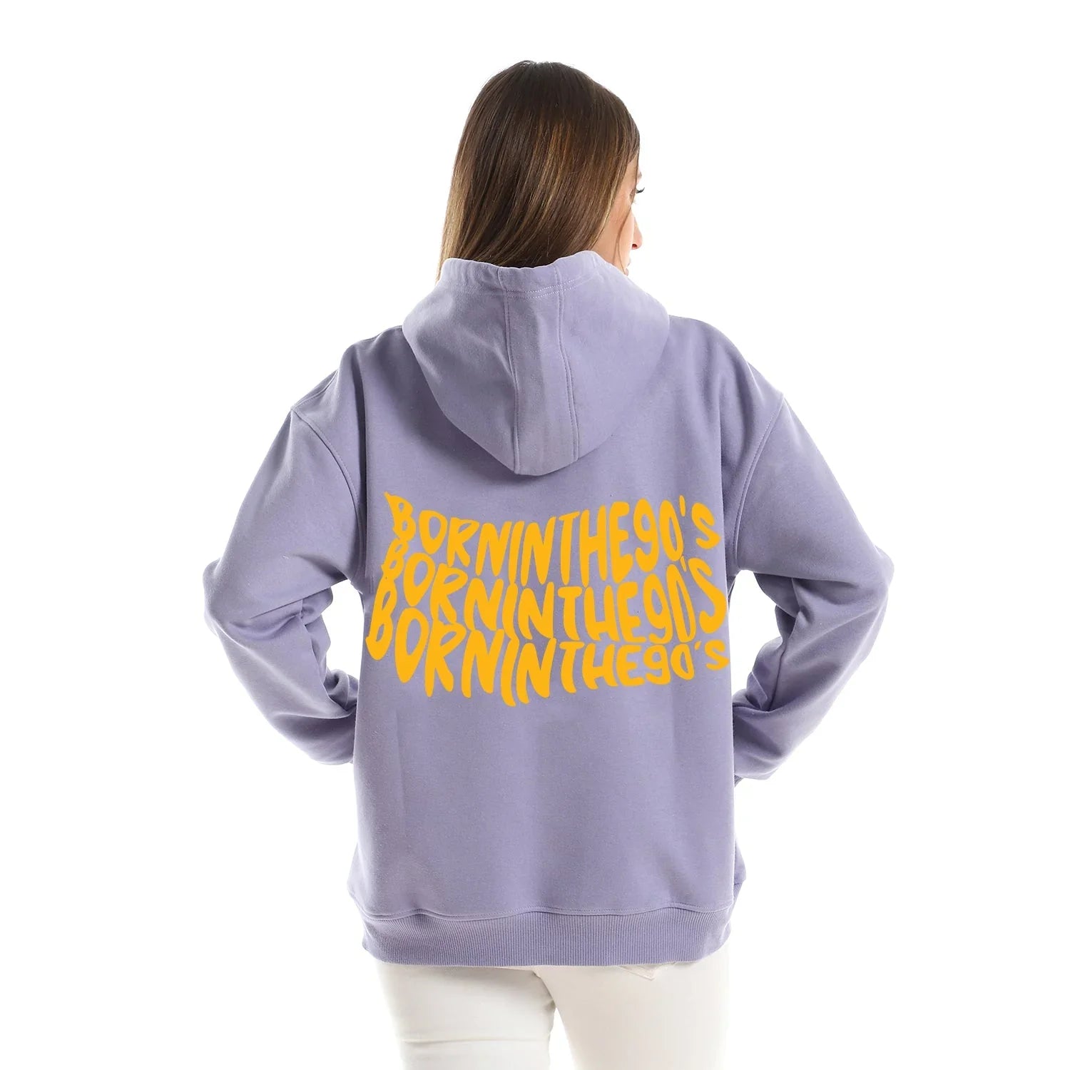 NAS Trends - 90'S Unisex Oversized Zip-up Hoodie-Lila 5