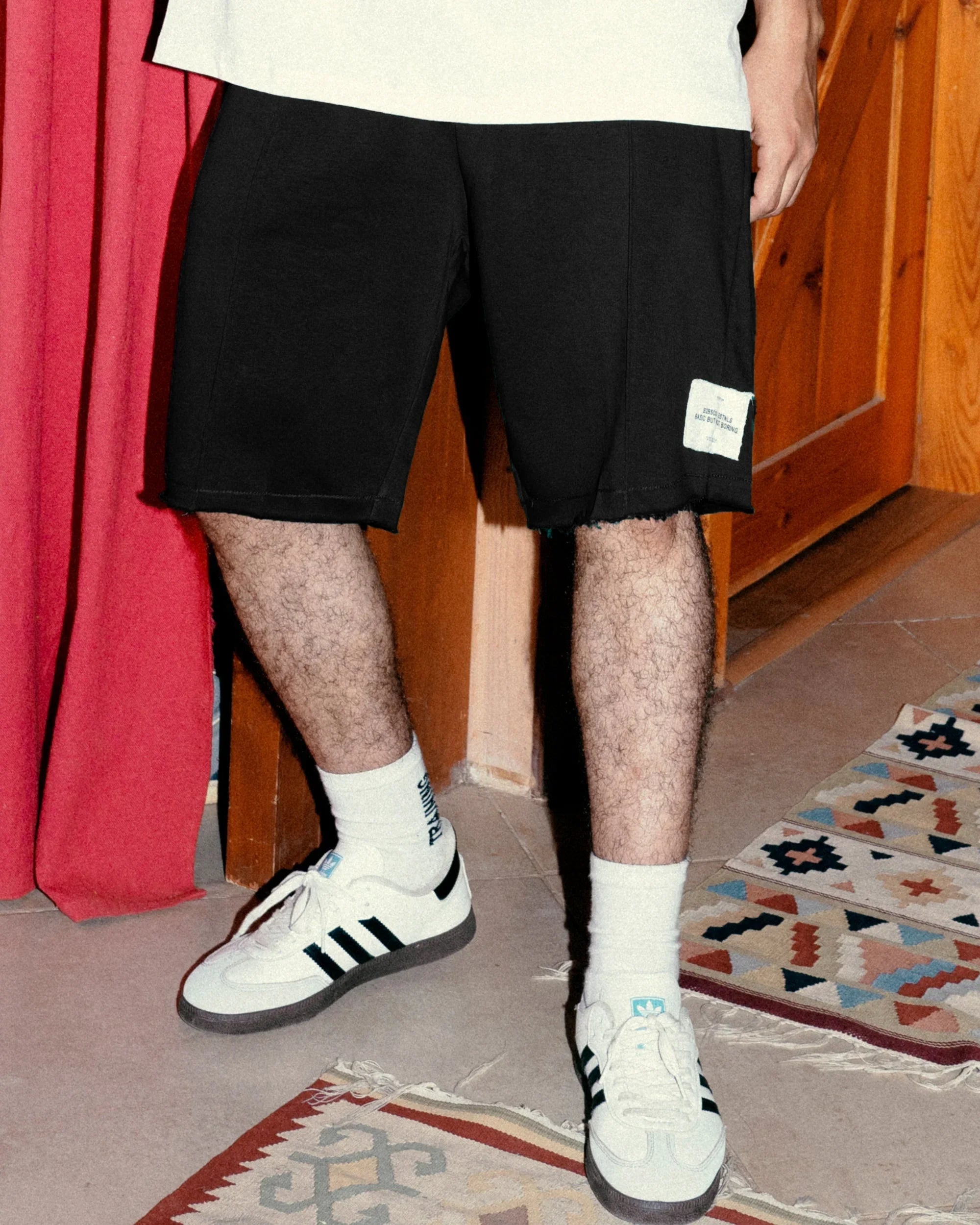 NAS Trends - Not Boring Unisex Short - Black 1