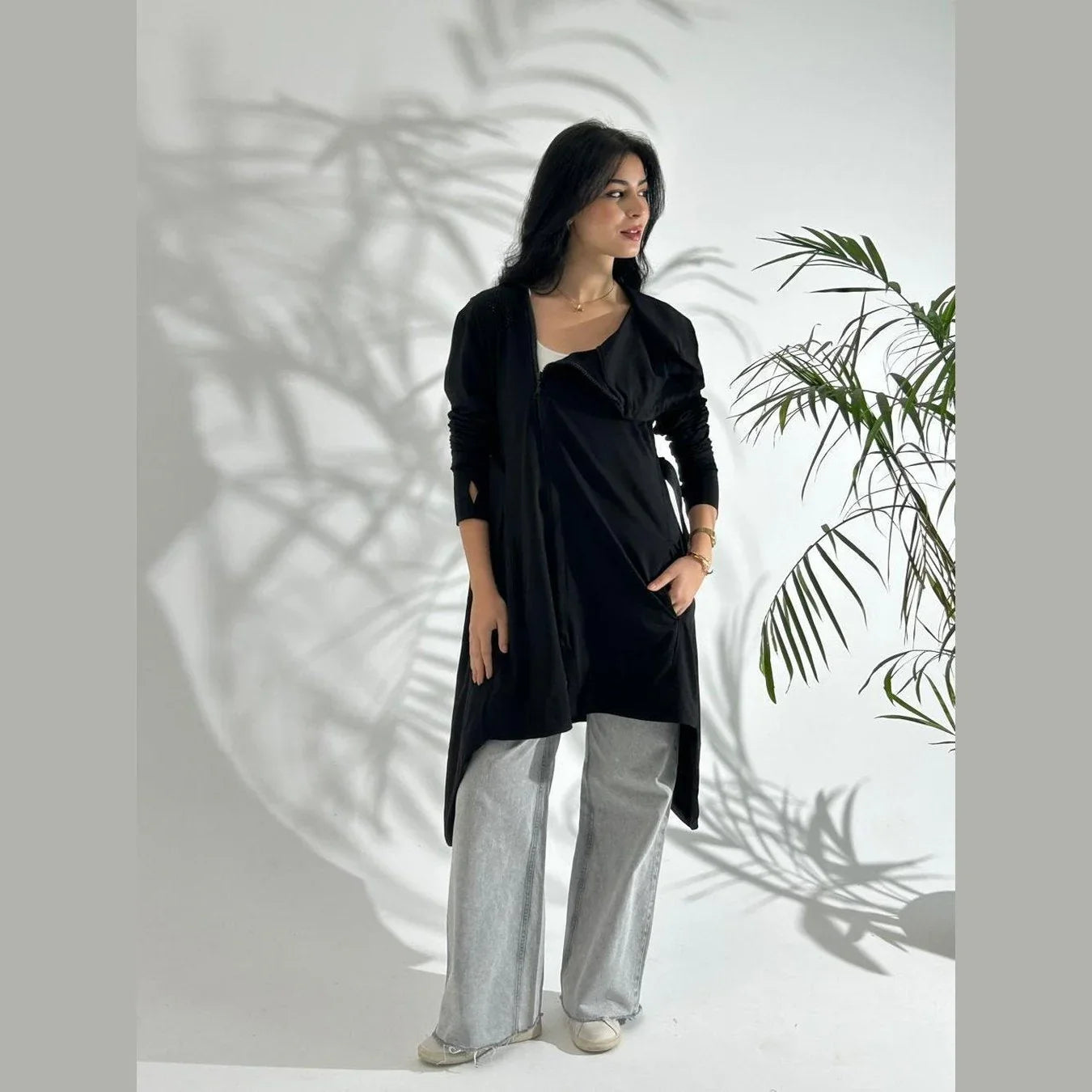 A_Squared_Y - Active black cardigan 3