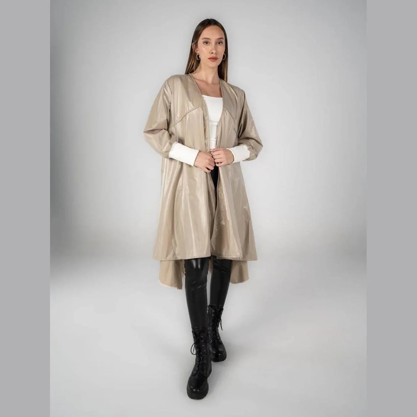 A_Squared_Y - long water proof cardigan 6