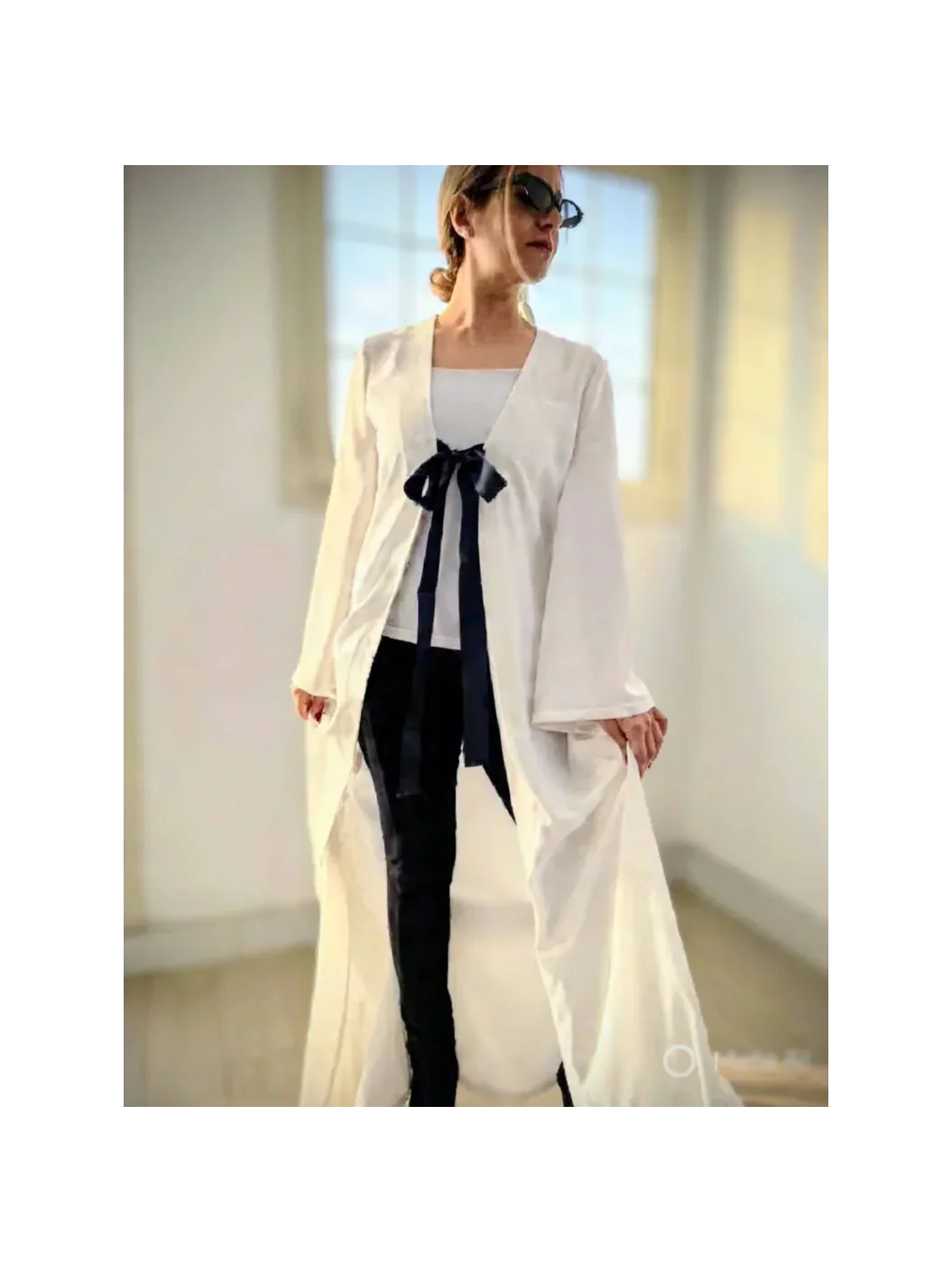 Reehan - Bow-tie Kaftan/cardigan 2