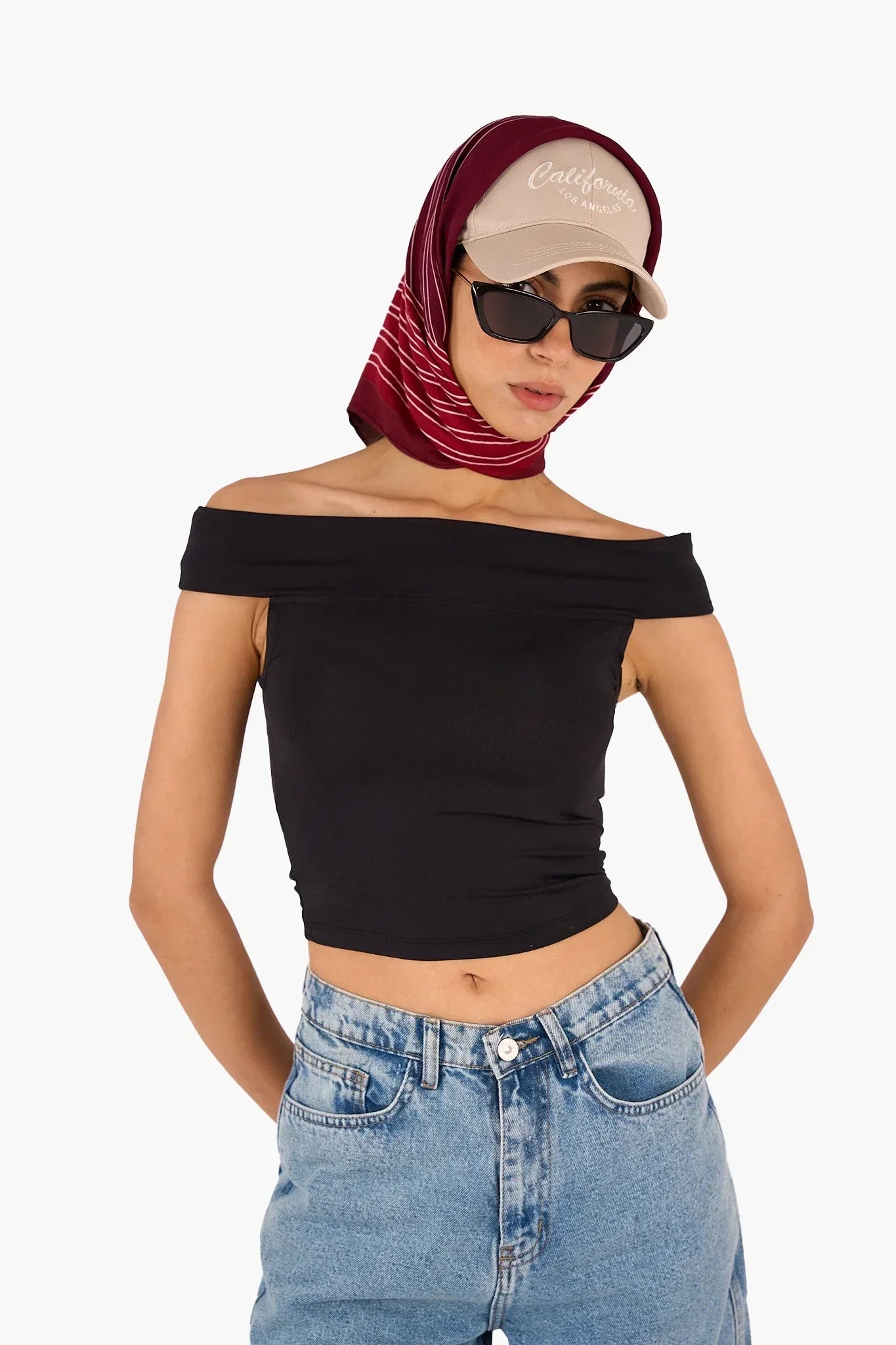 Clue - Off Shoulder Cropped Top 1