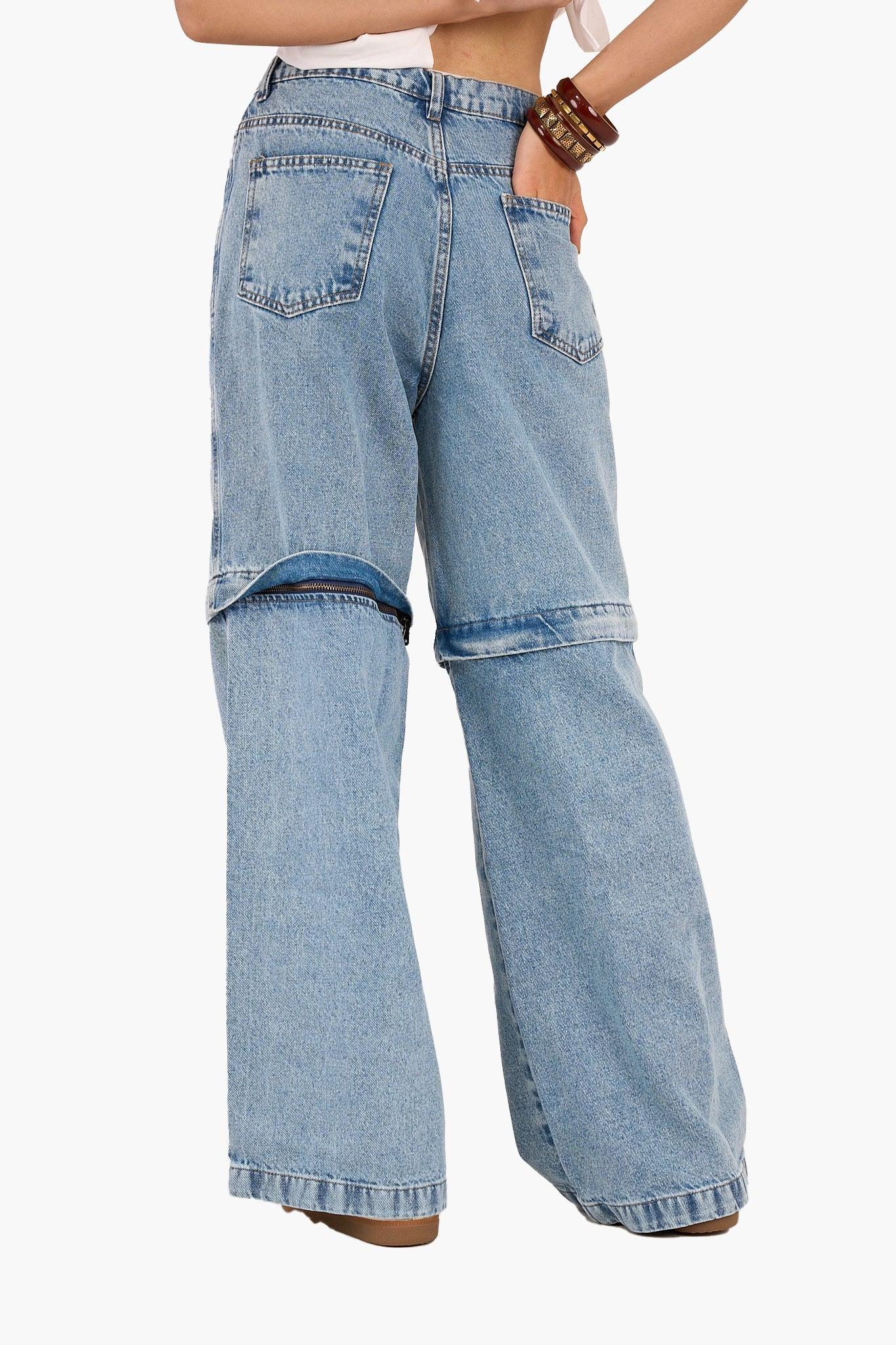 Clue - 2in1 Convertible Denim Pants 3
